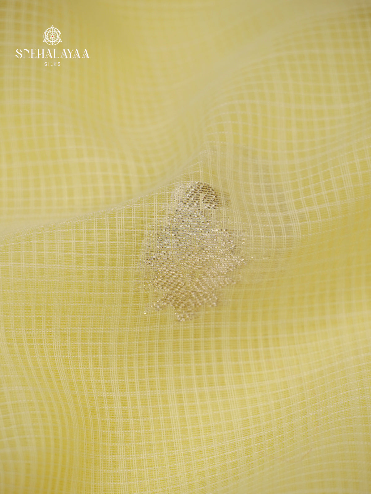 Pale Yellow Kota Saree