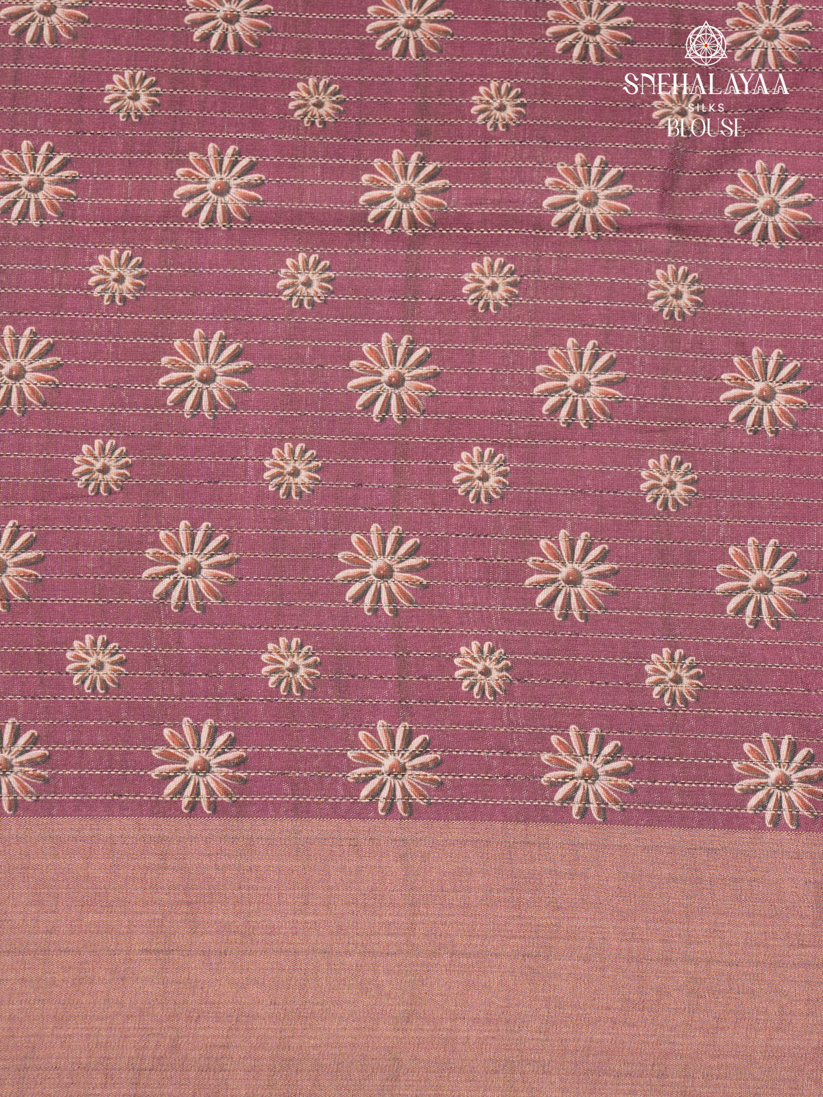 Pink Tussar Saree