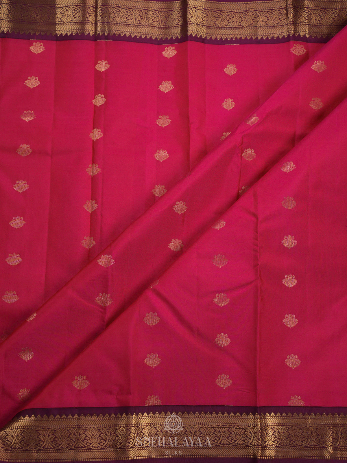 Pink Kanjivaram Silk Saree