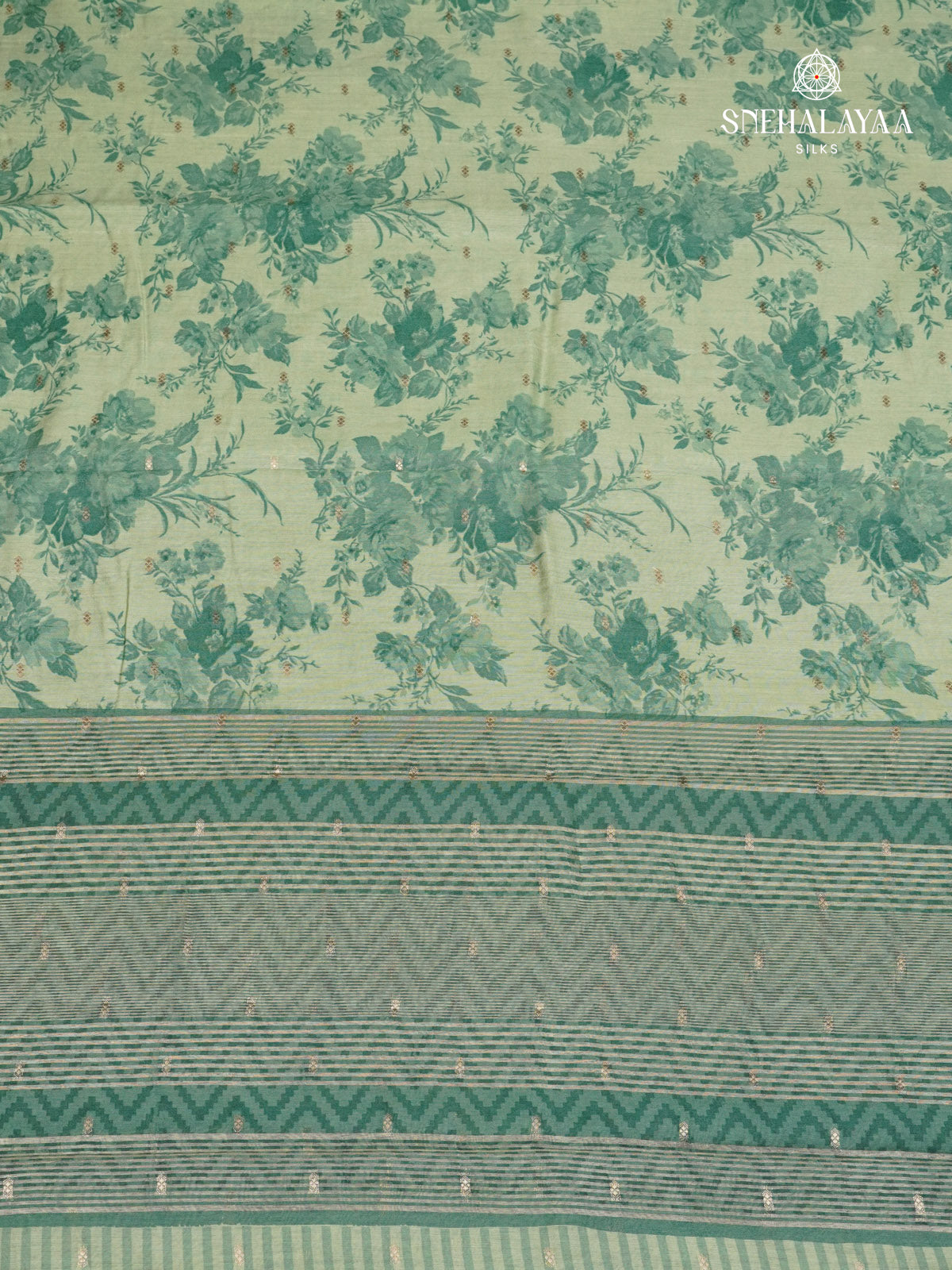 Pale Green Chanderi Saree