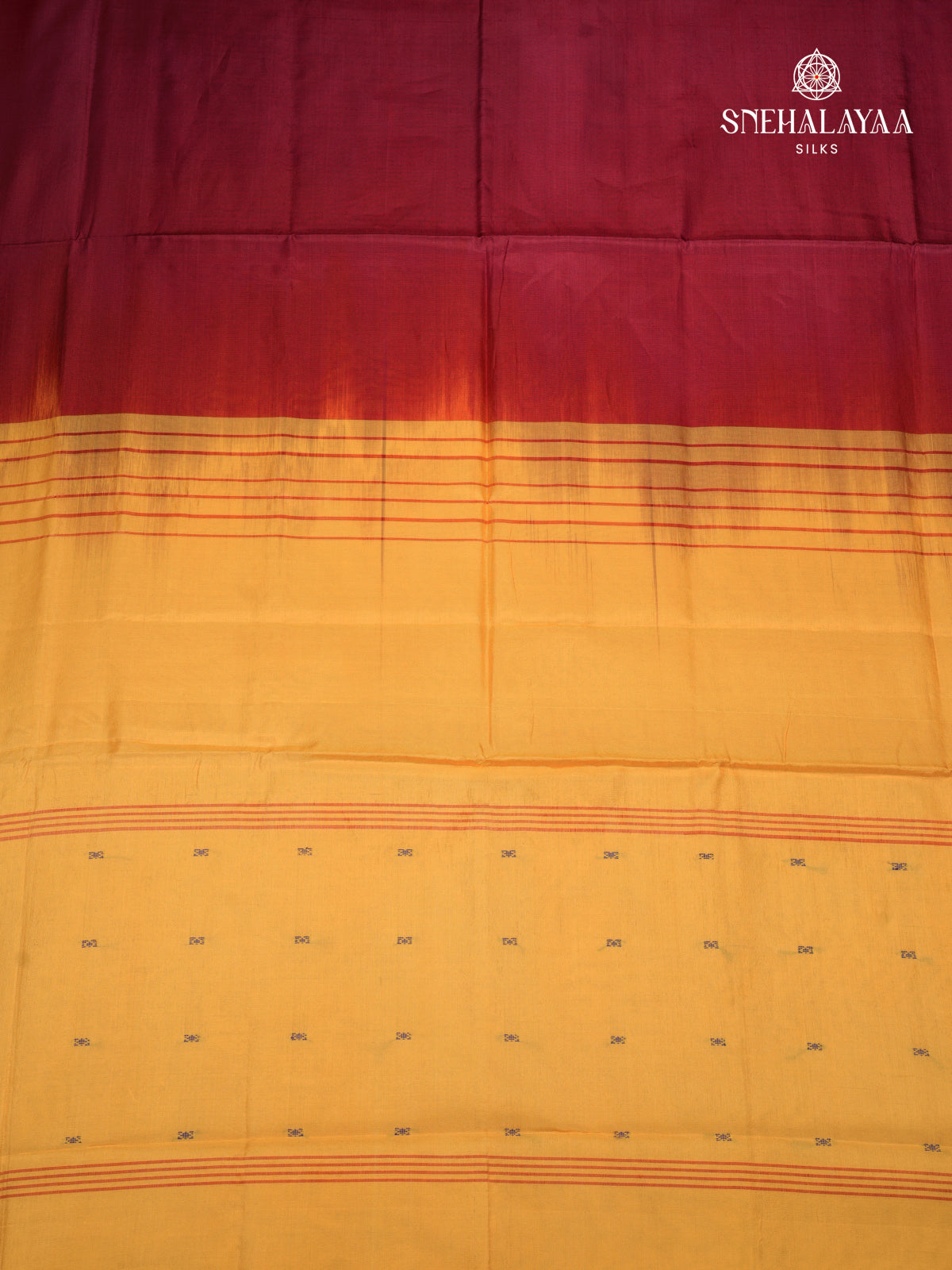 Red Banana Pith Saree