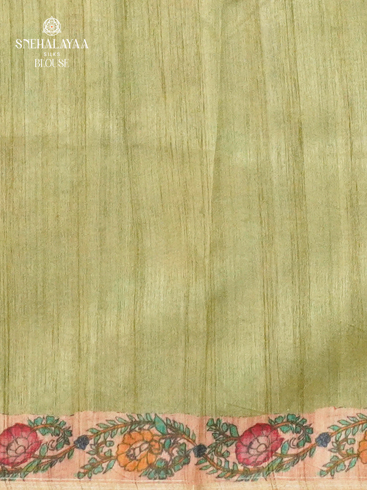 Maroon Munga Tussar Saree