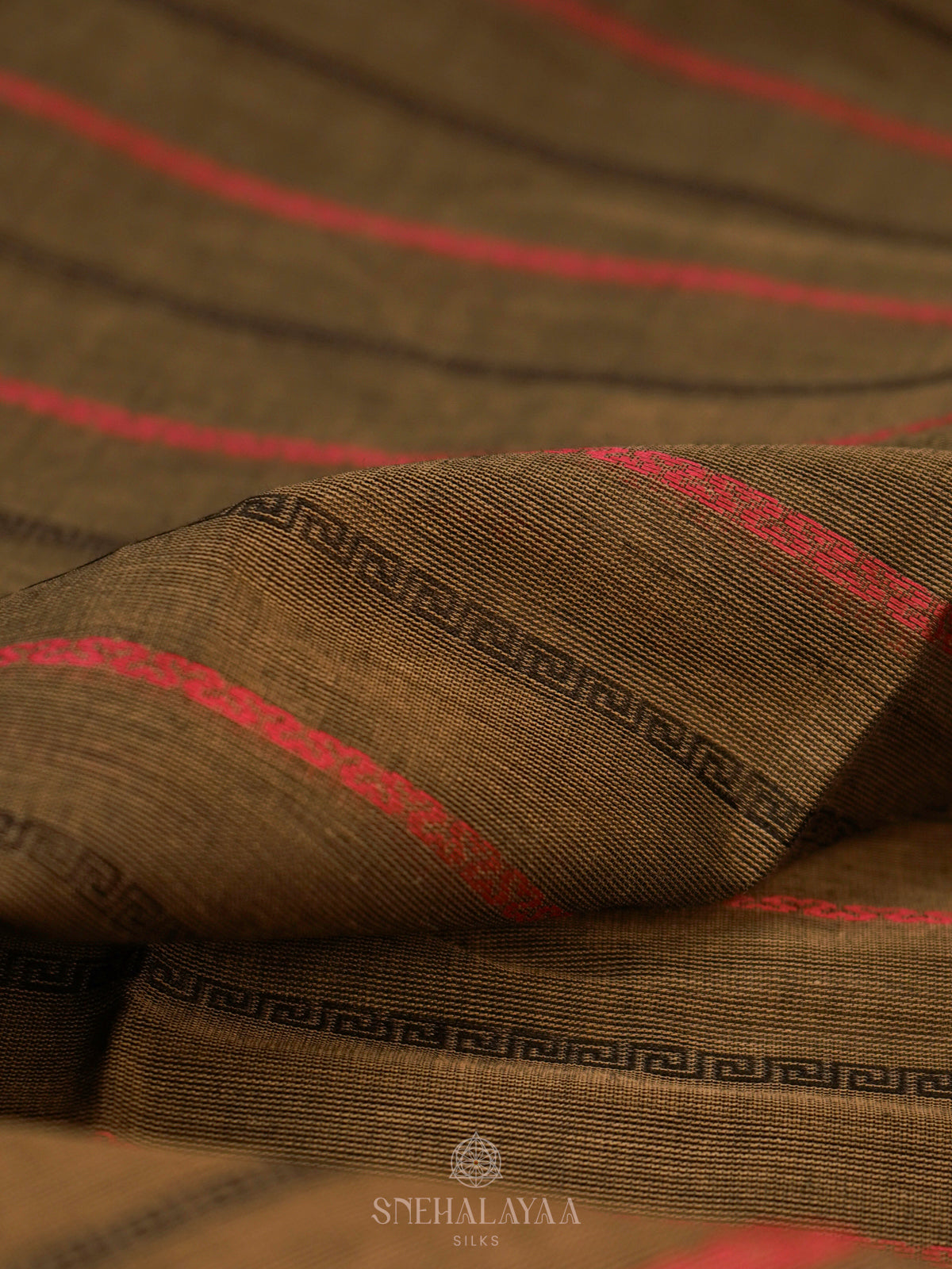 Brown Kanchi Cotton Saree