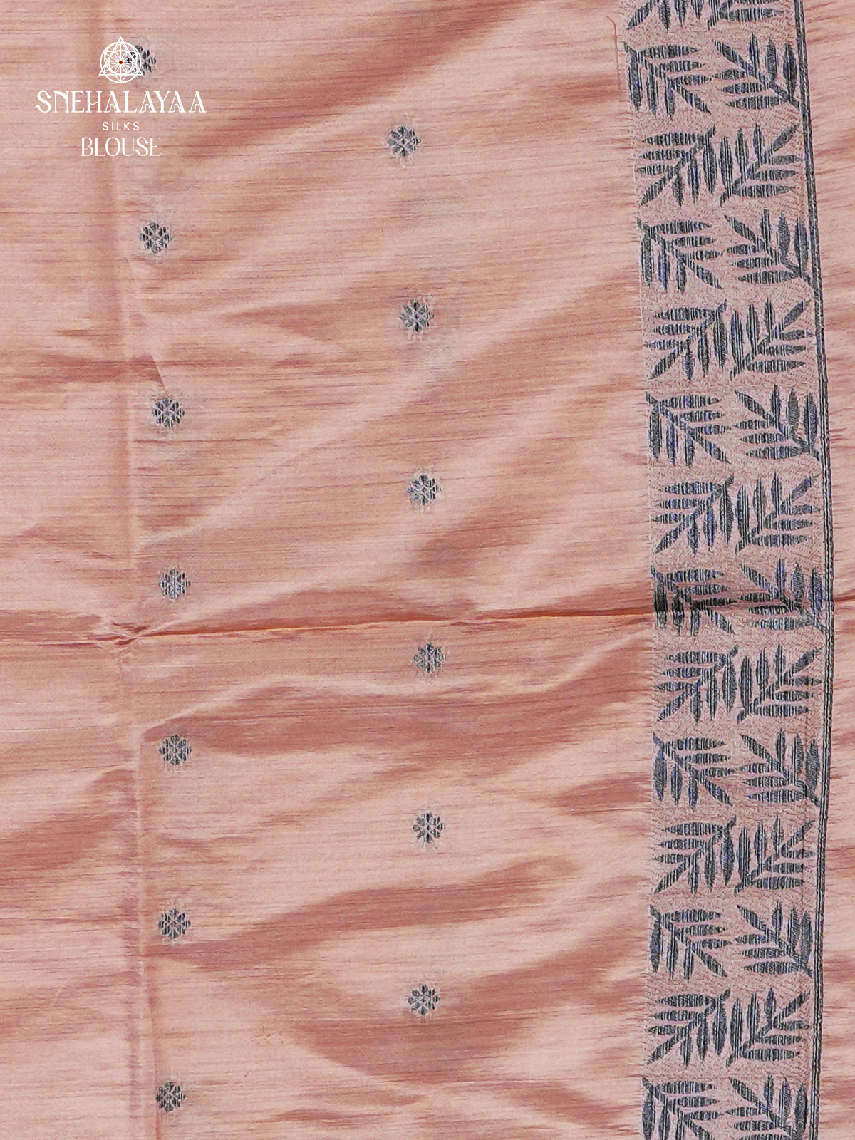 Peach Dola Silk Saree