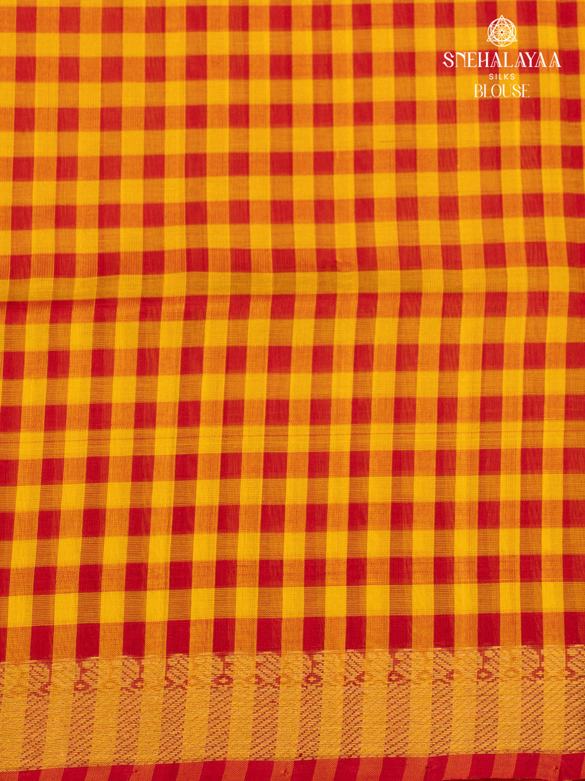 Yellow Kanchi Silk Cotton Saree