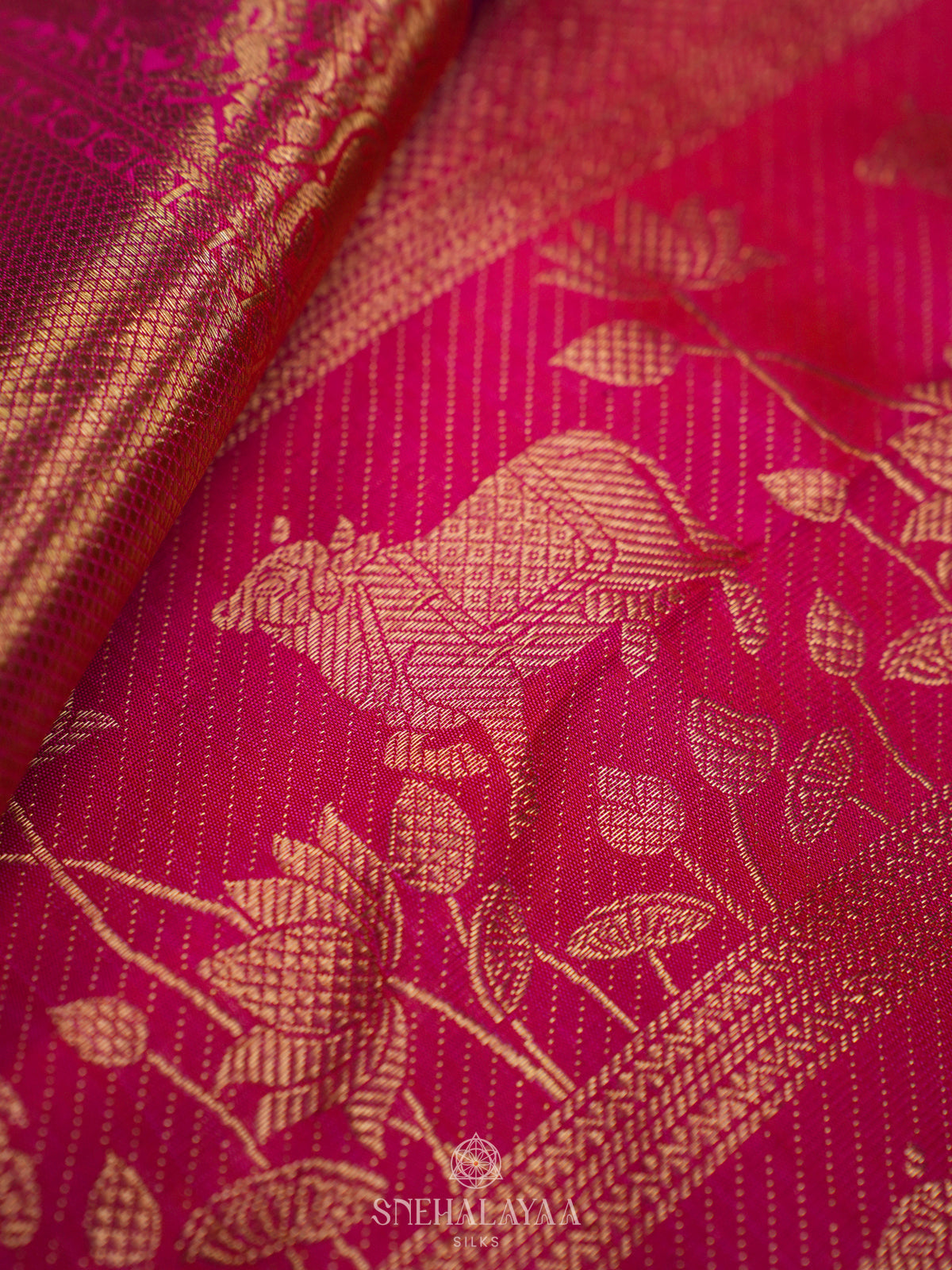 Purple Kanjivaram Silk Saree