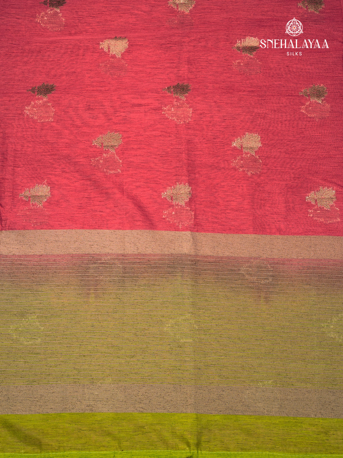 Pink Banaras Jute Saree