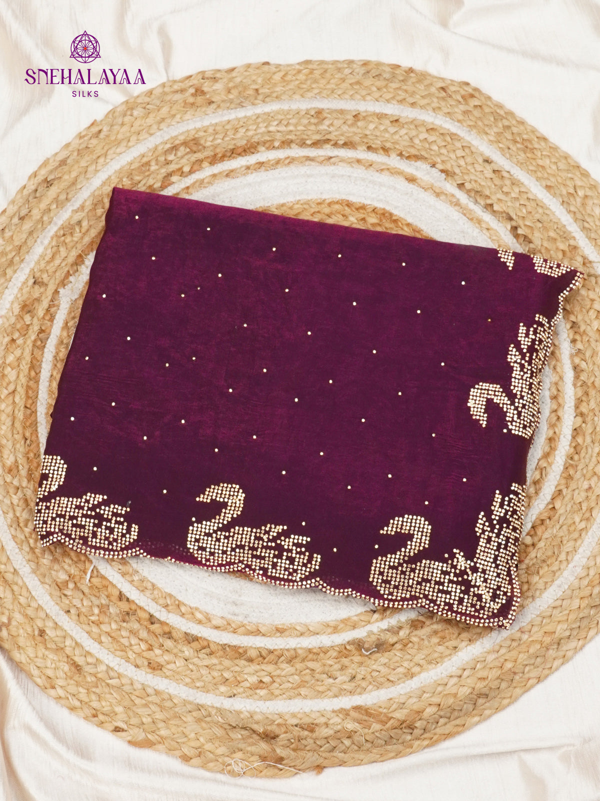 Purple Designer Saree