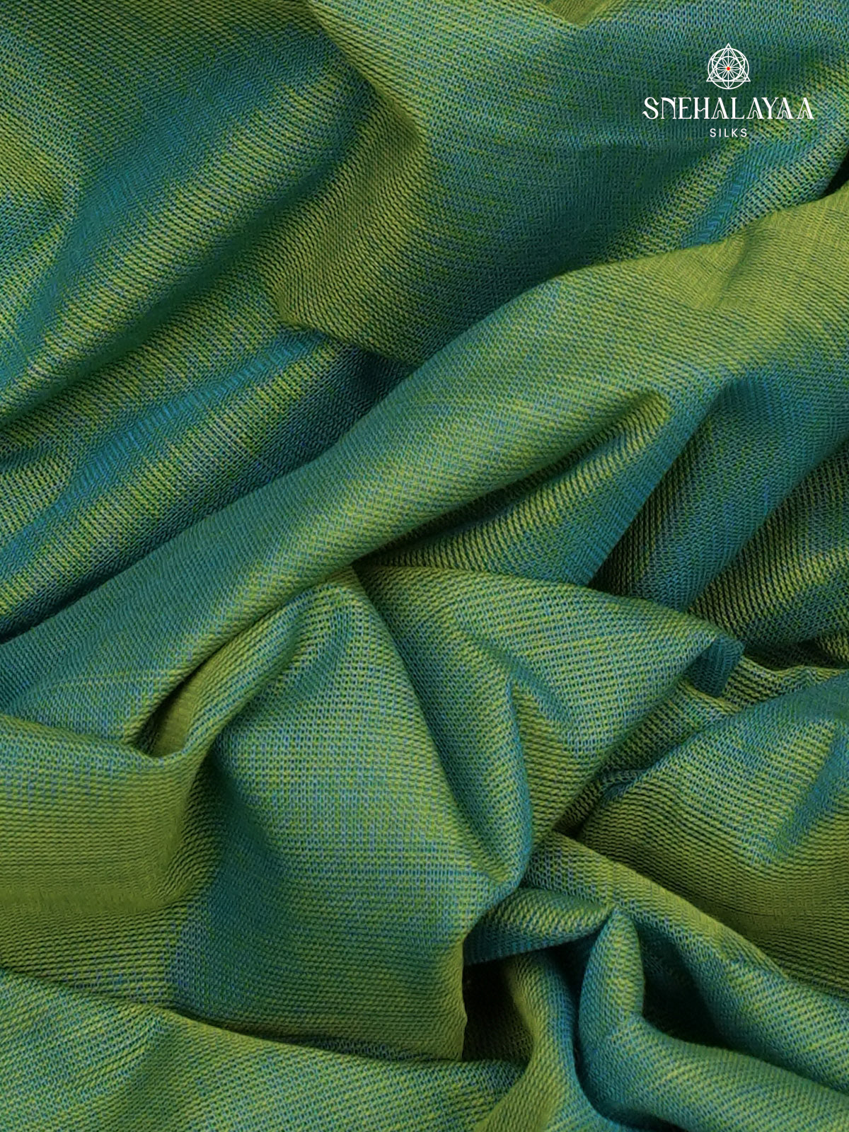 Teal Green Chettinad Cotton Saree