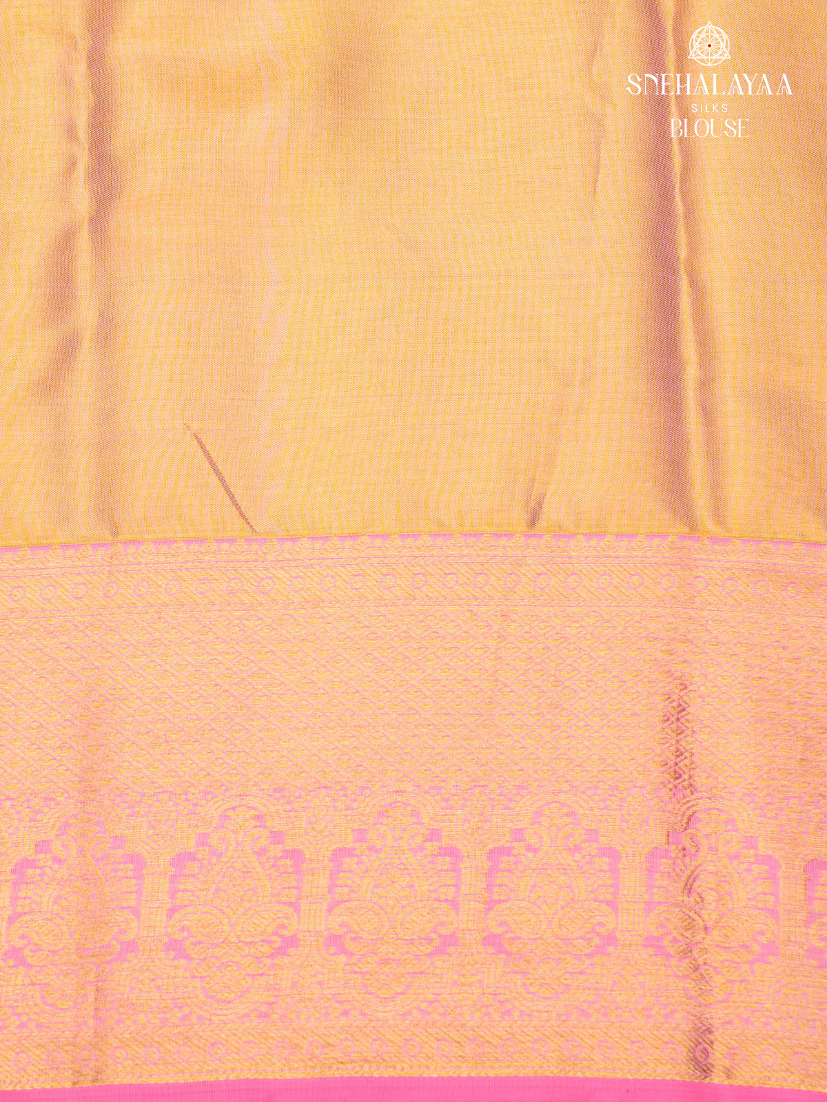 Yellow Kanjivaram Silk Saree