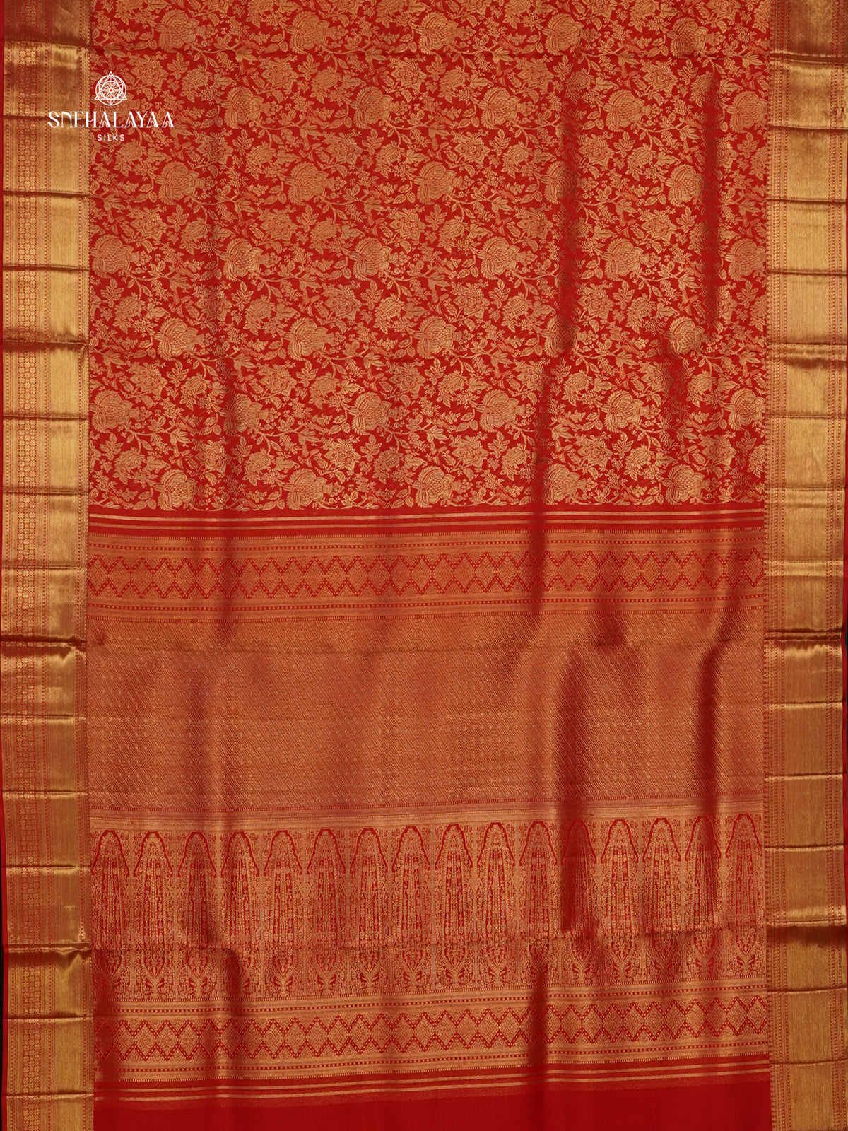 Red Kanjivaram Silk Saree