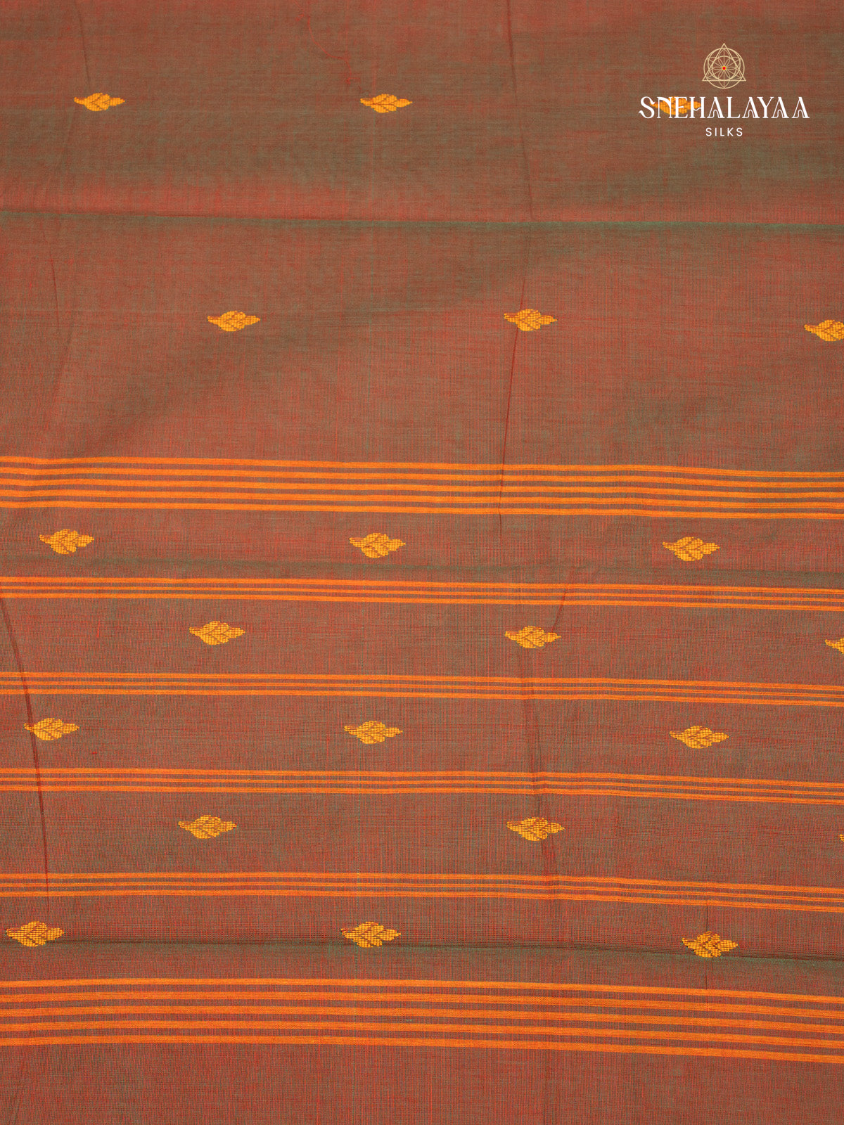 Brown Chettinad Cotton Saree