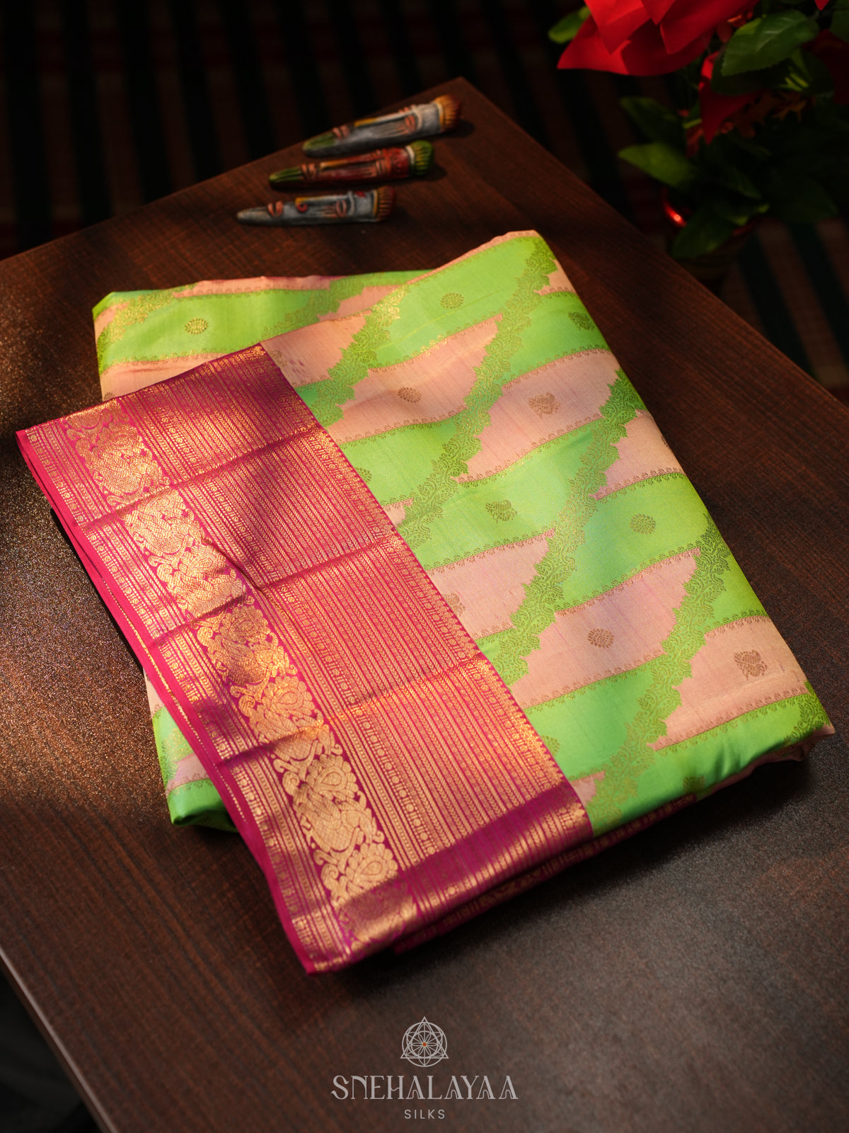 Green Kanjivaram Silk Saree