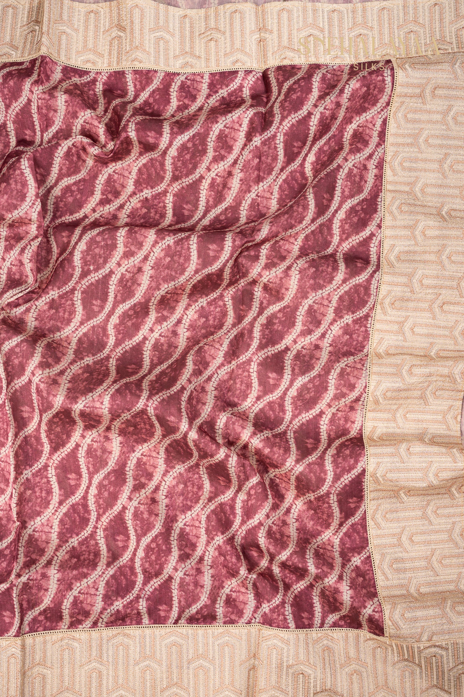 Candy Pink Raw Silk Saree