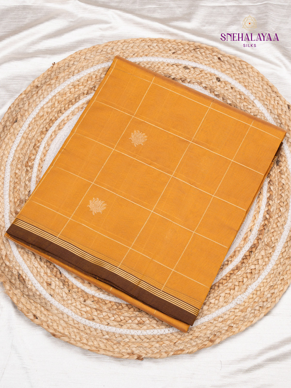 Yellow Kanchi Silk Cotton Saree