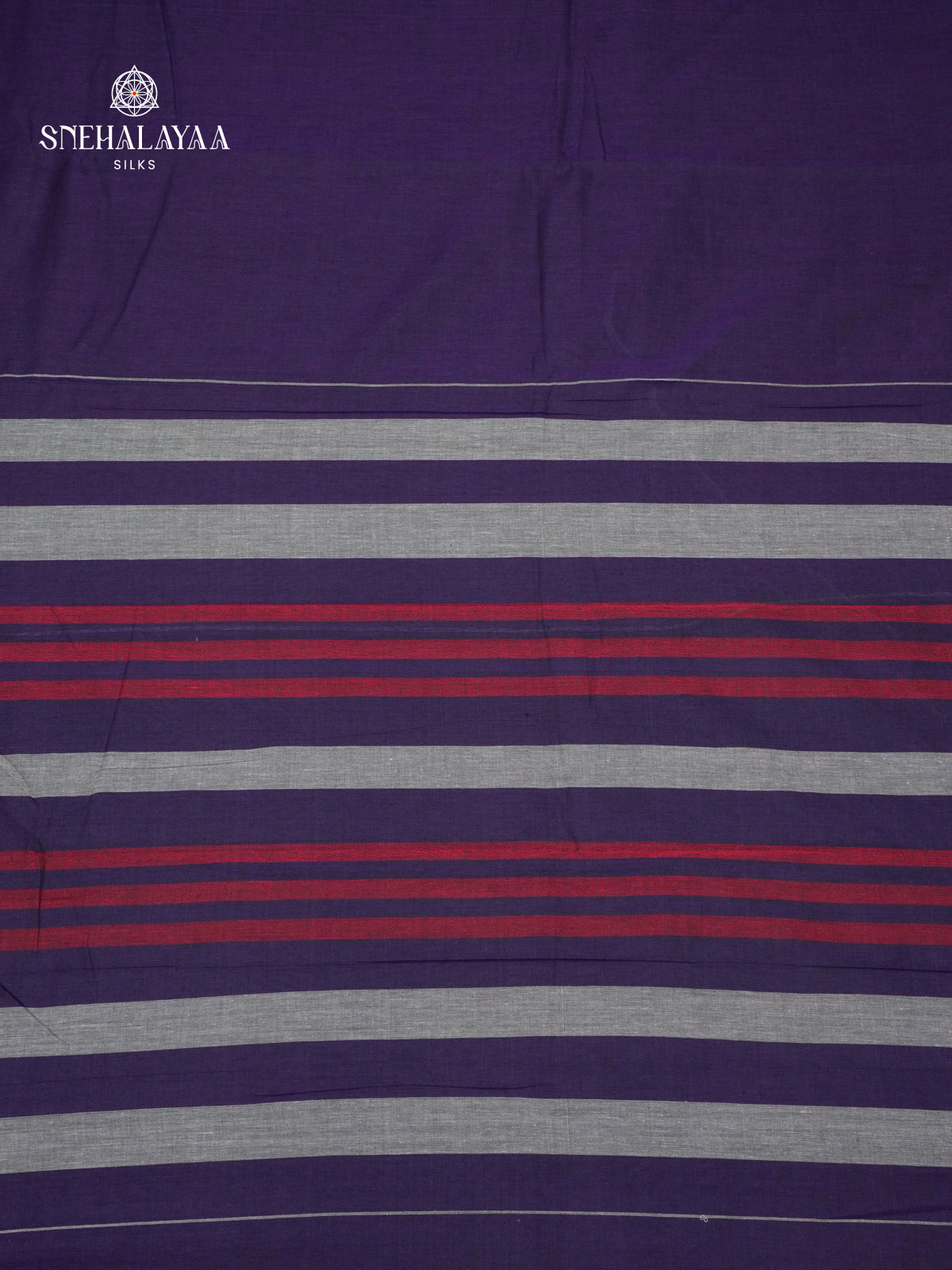 Navy Blue Narayanpet Cotton Saree