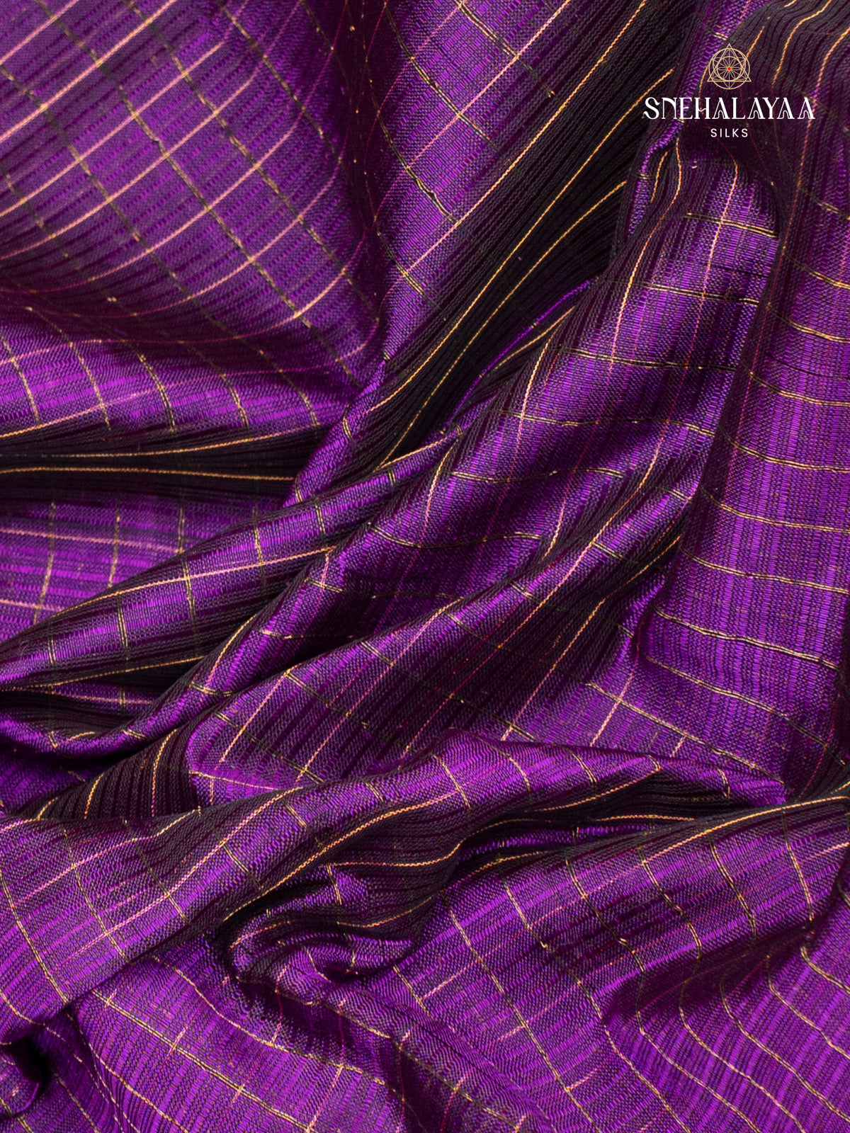 Violet Mangalagiri Silk Cotton Saree