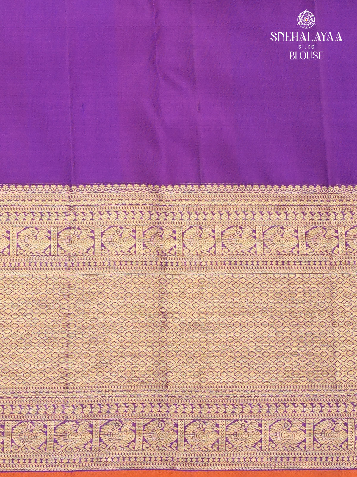 Orange Kanjivaram Silk Saree