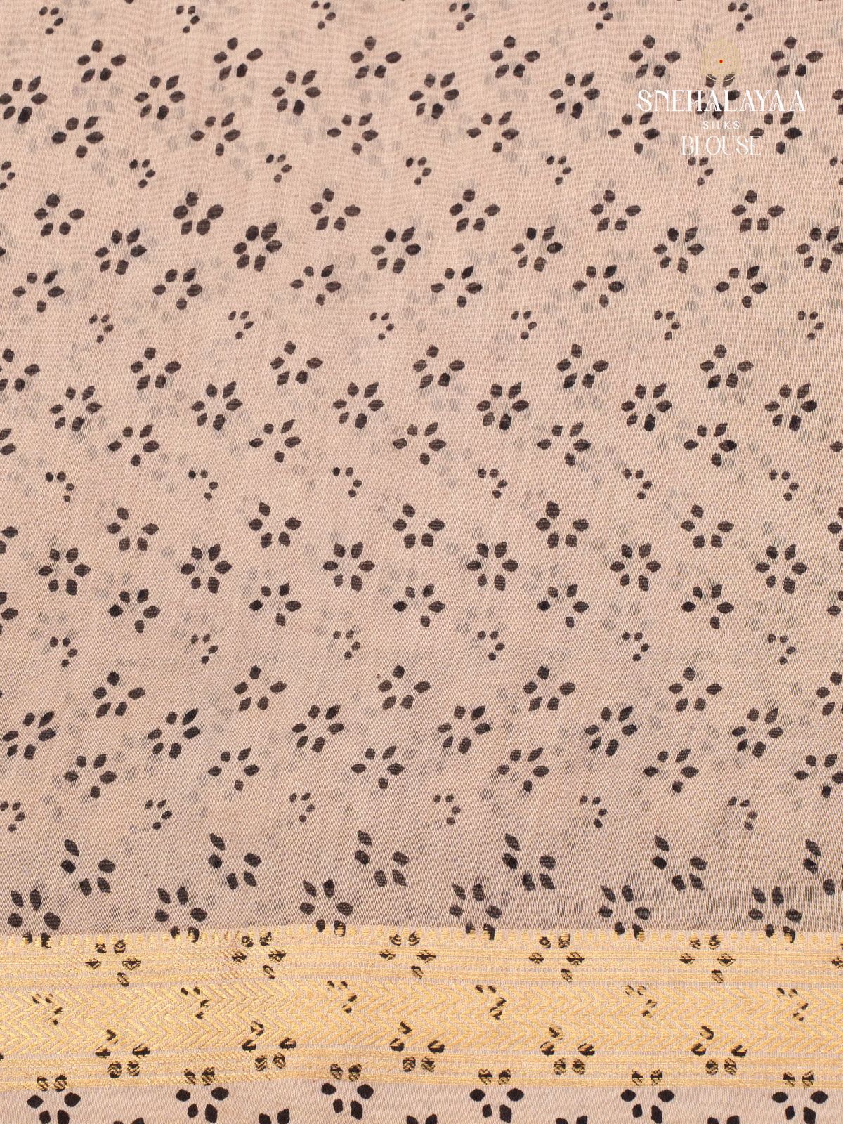 Coral Pink Chanderi Saree