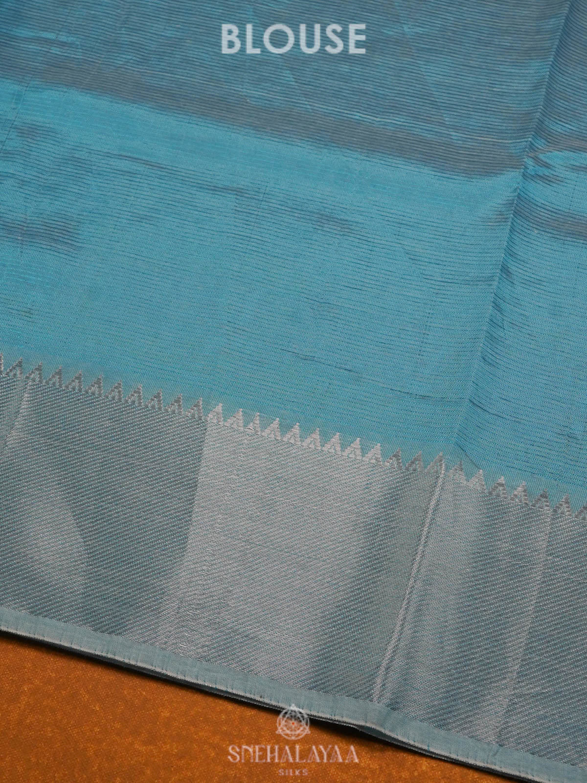 Blue Mangalagiri Silk Cotton Saree