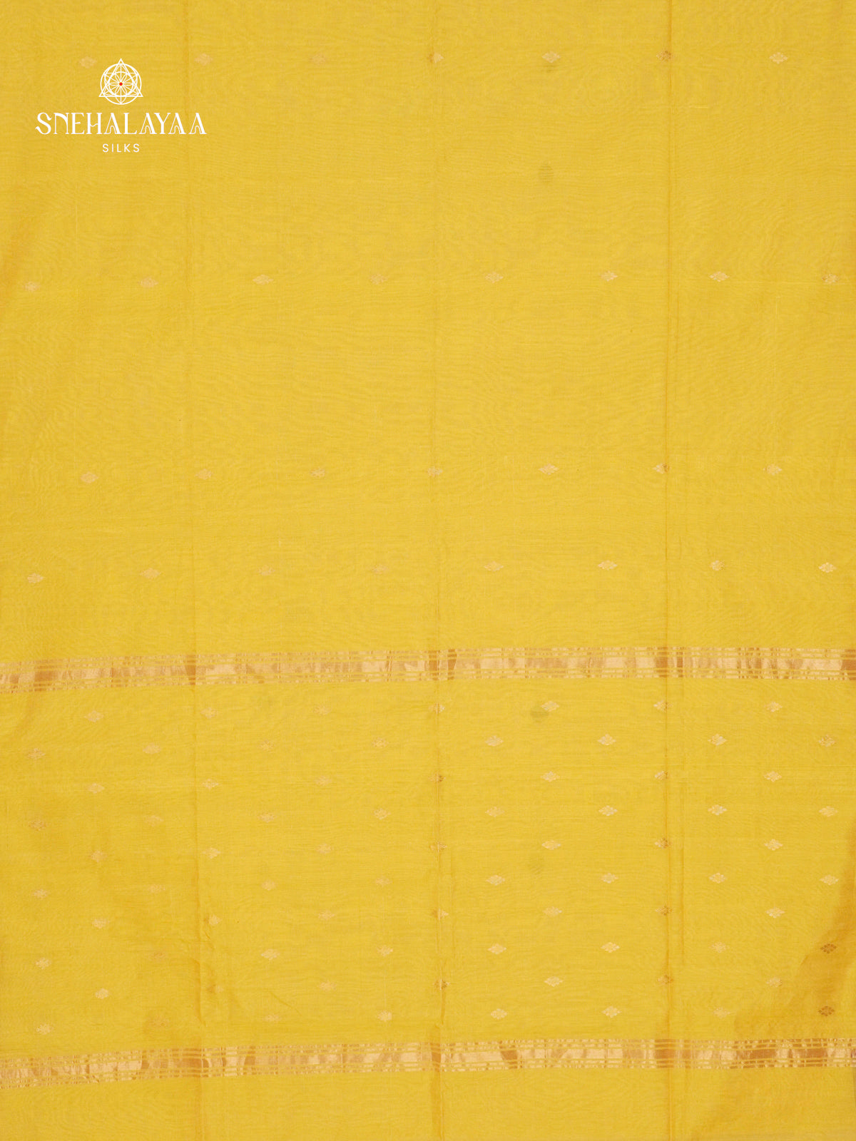 Yellow Maheshwari Silk Cotton Saree