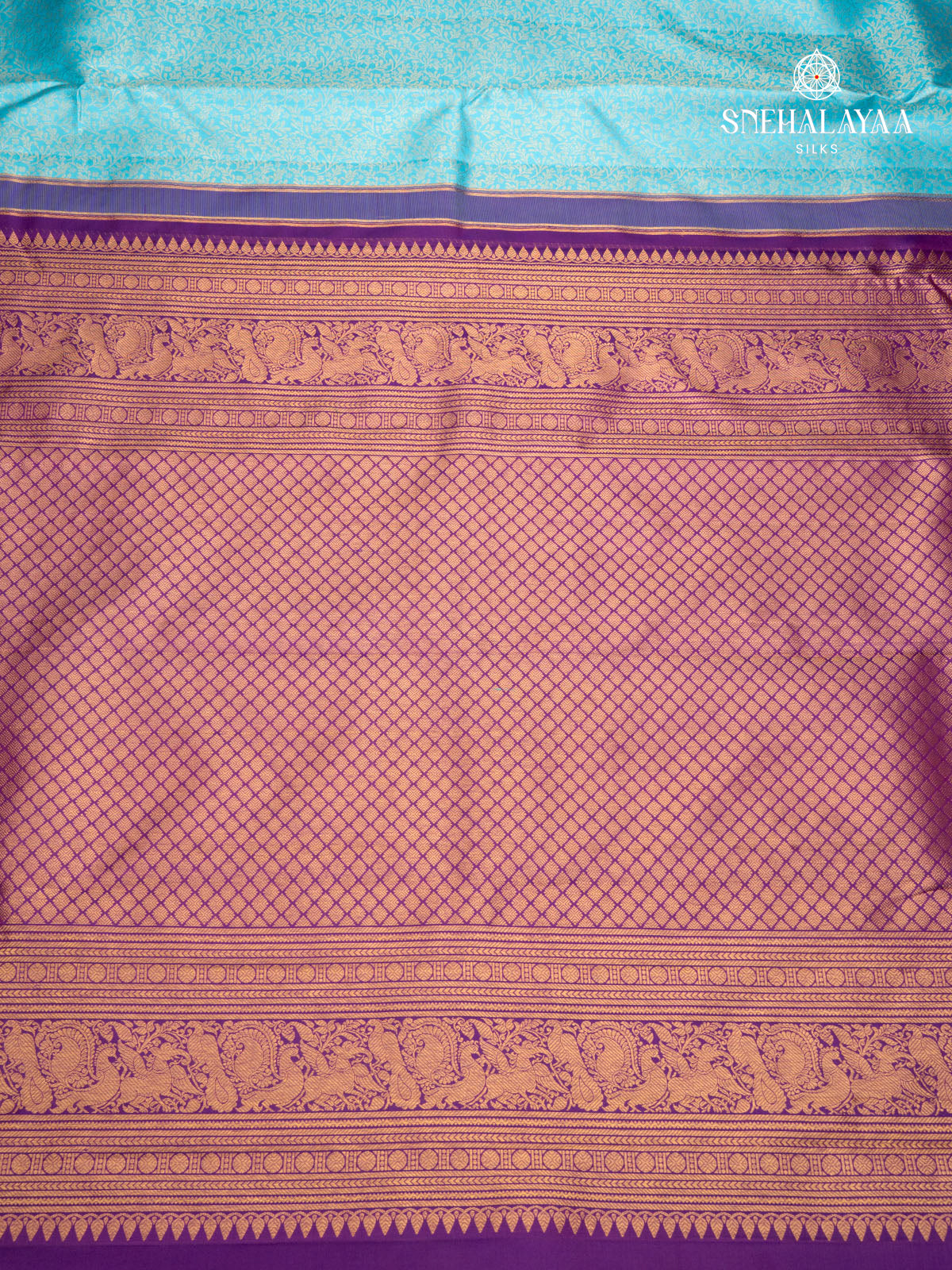 Blue Kanjivaram Silk Saree