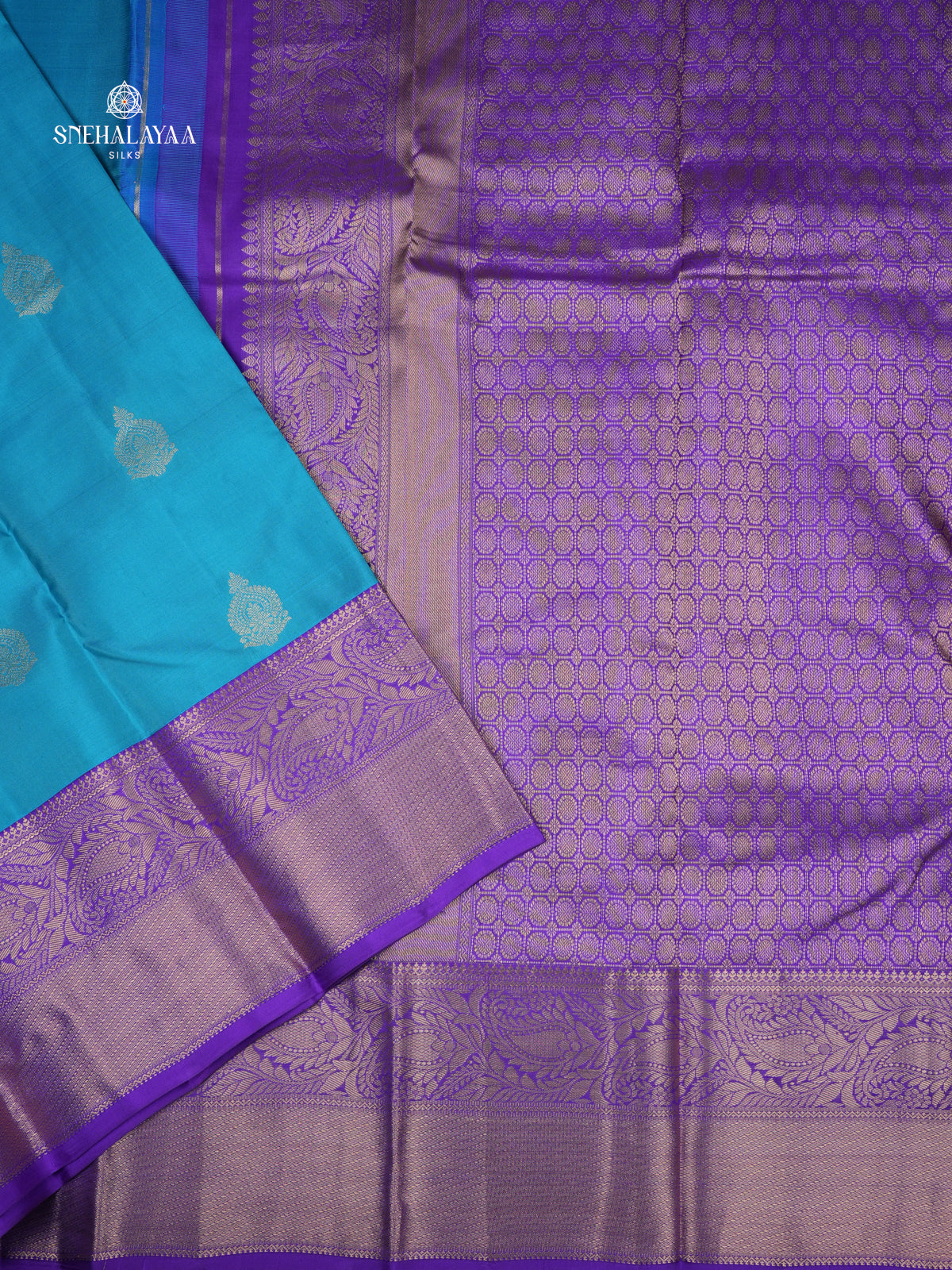 Blue Kanjivaram Silk Saree