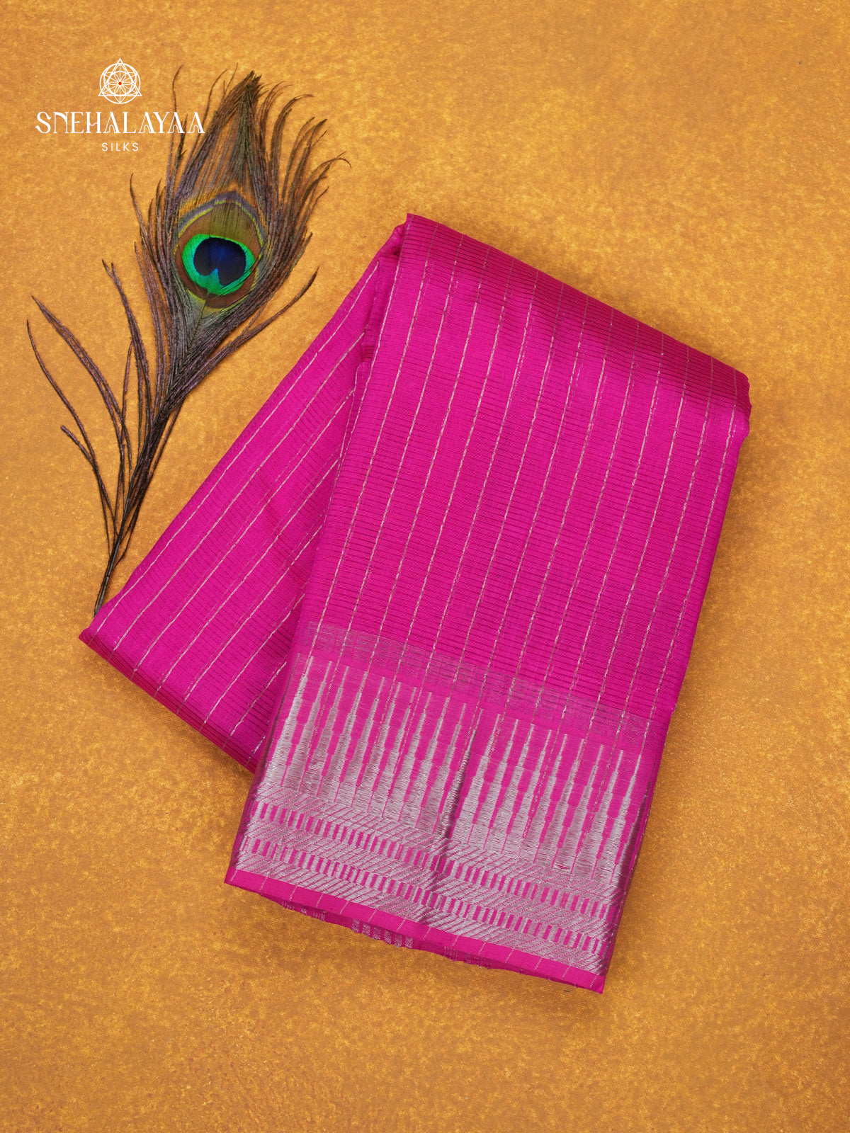 Rani Pink Mangalagiri Silk Cotton Saree