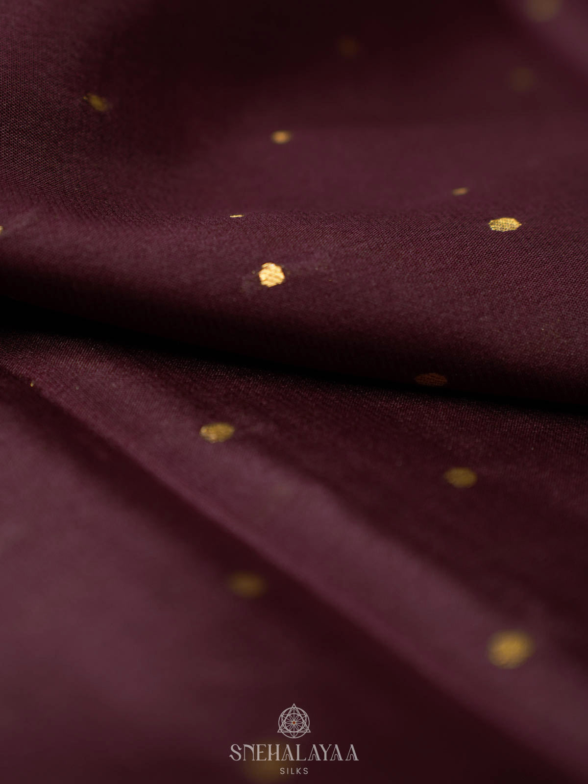 Brown Mysore Silk Saree