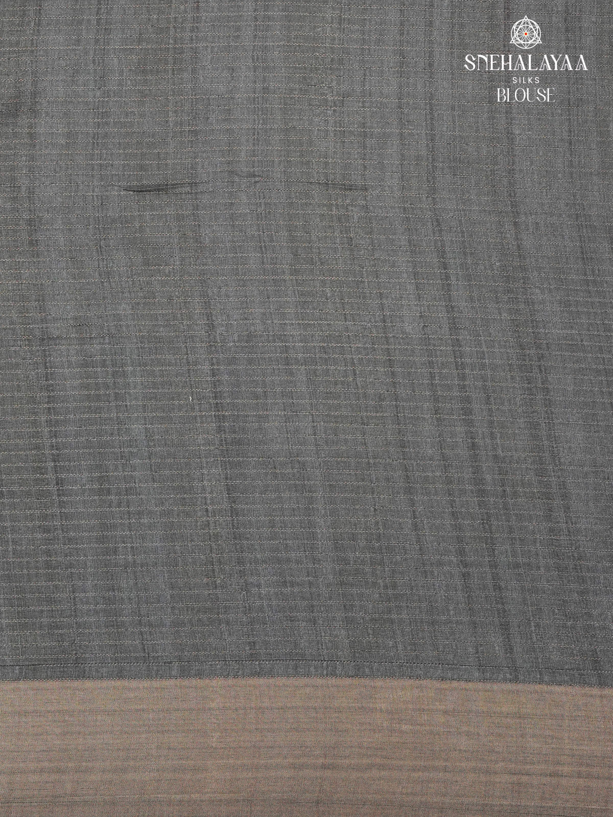 Grey Floral Printed Tussar Saree