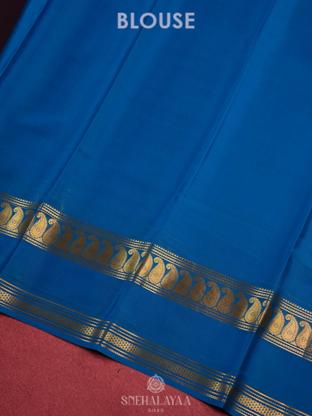 Burgundy Mysore Silk Saree