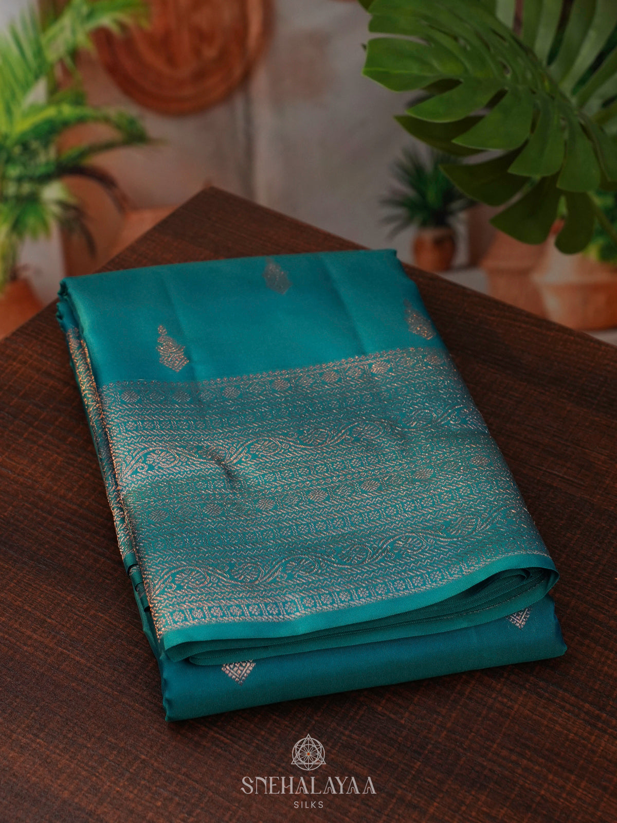 Blue Kanjivaram Silk Saree
