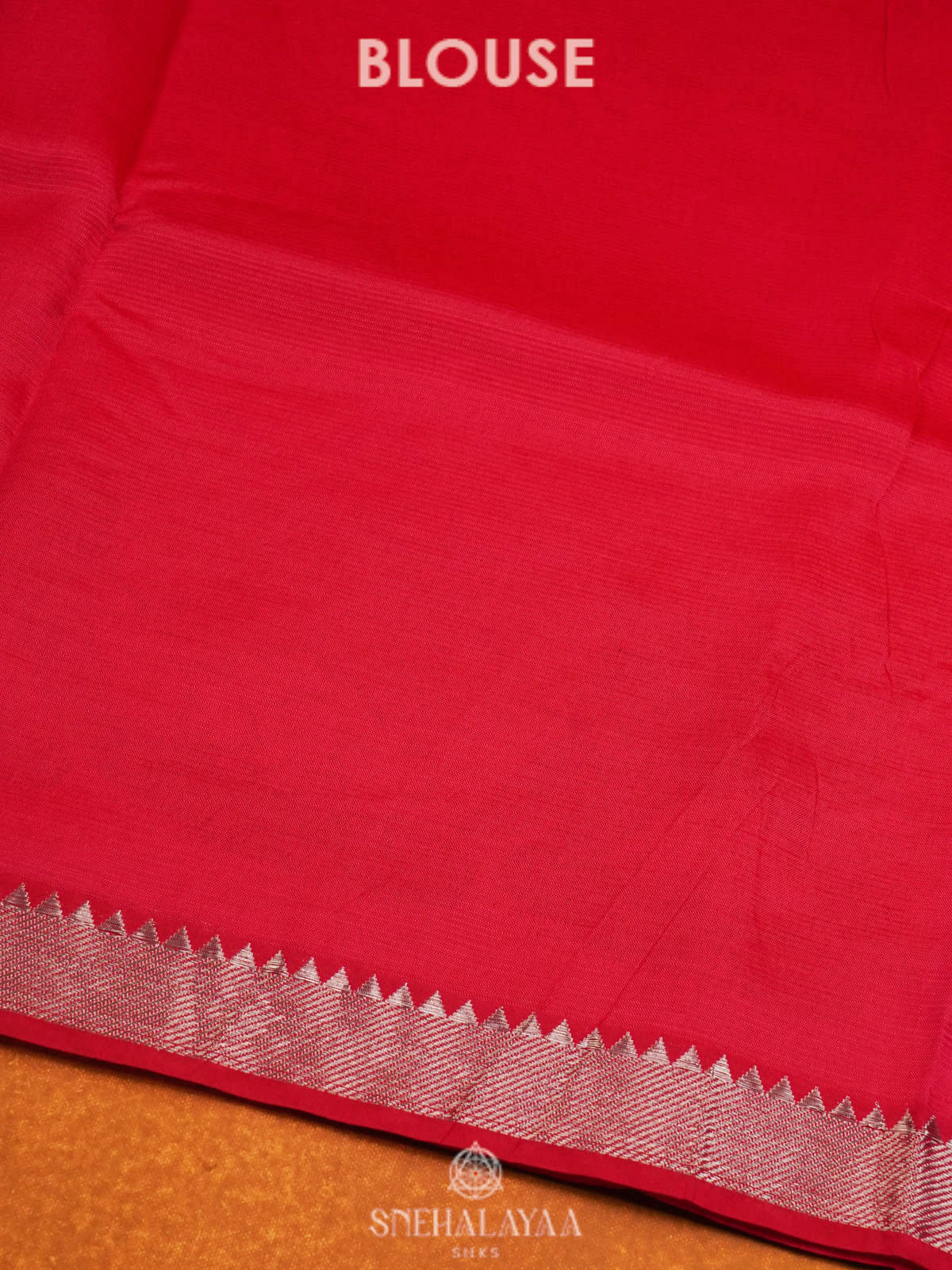 Red Mangalagiri Silk Cotton Saree