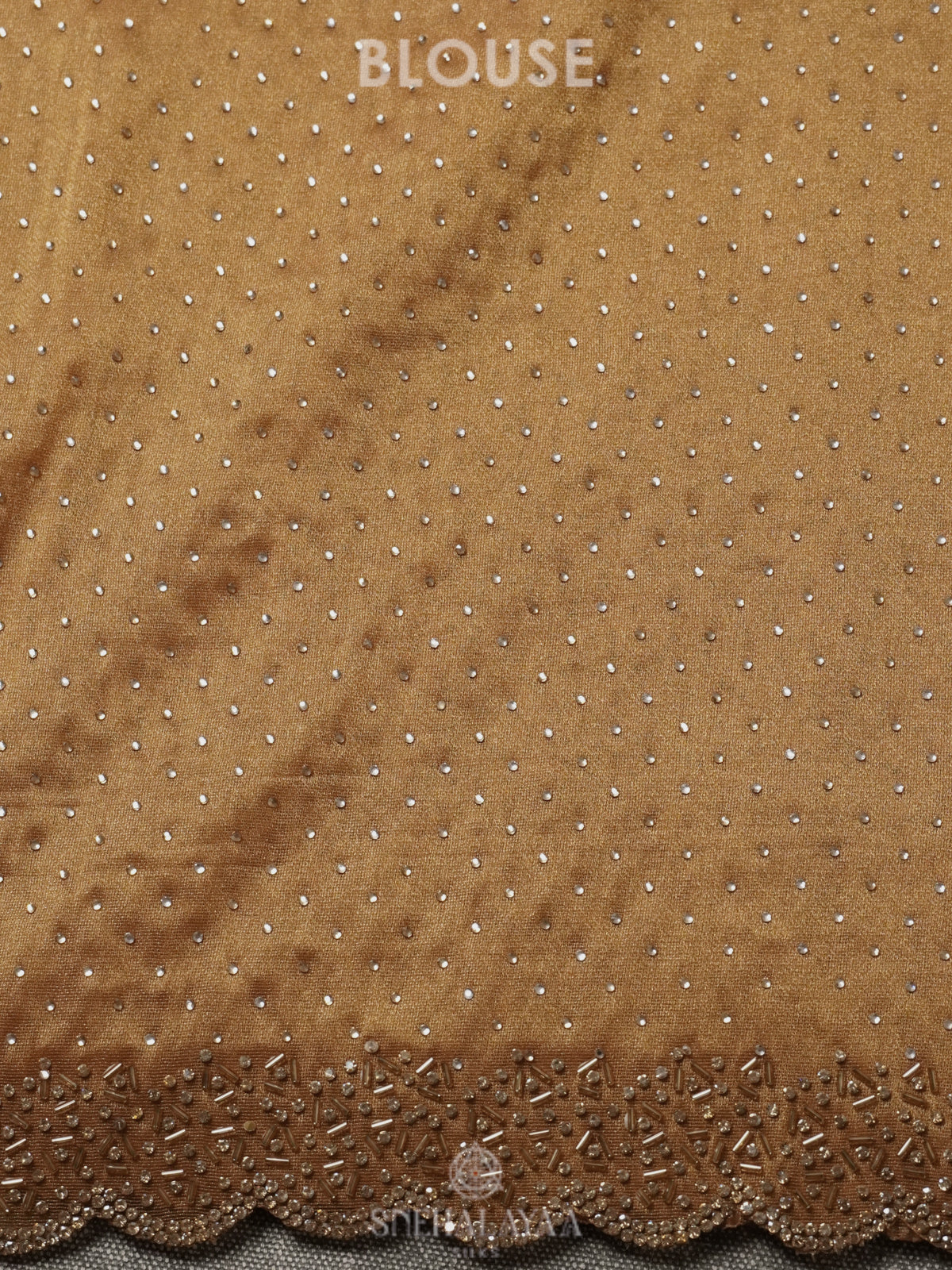 Golden Designer Saree