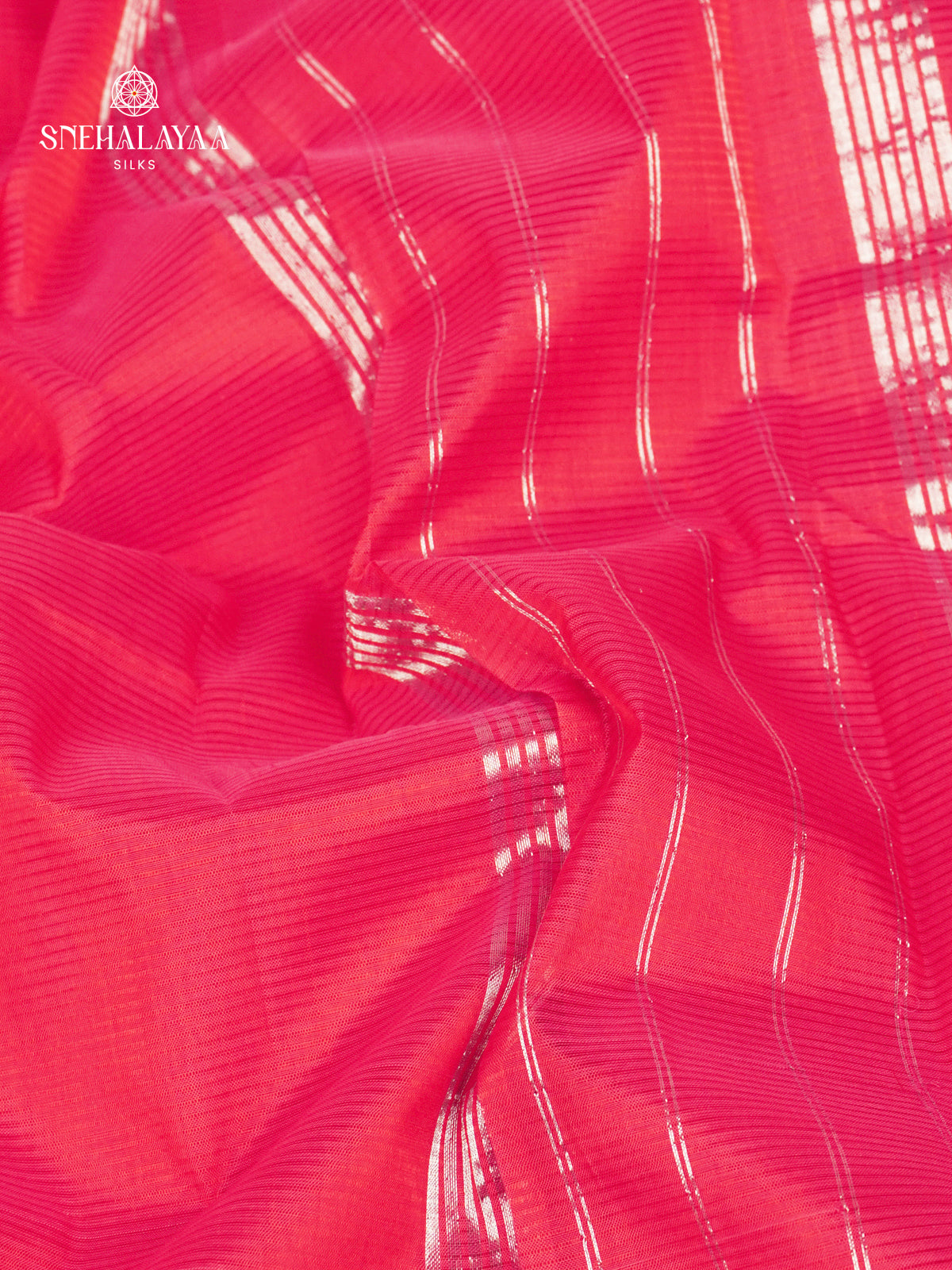 Rani Pink Mangalagiri Silk Cotton Saree