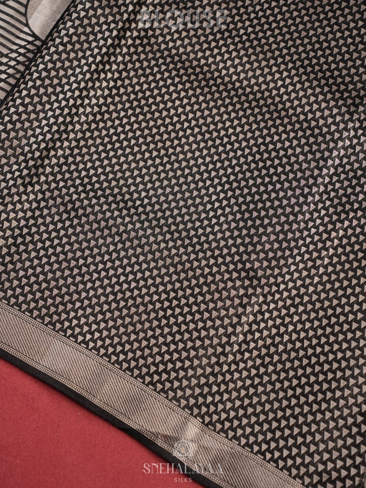 Black Kanjivaram Silk Saree