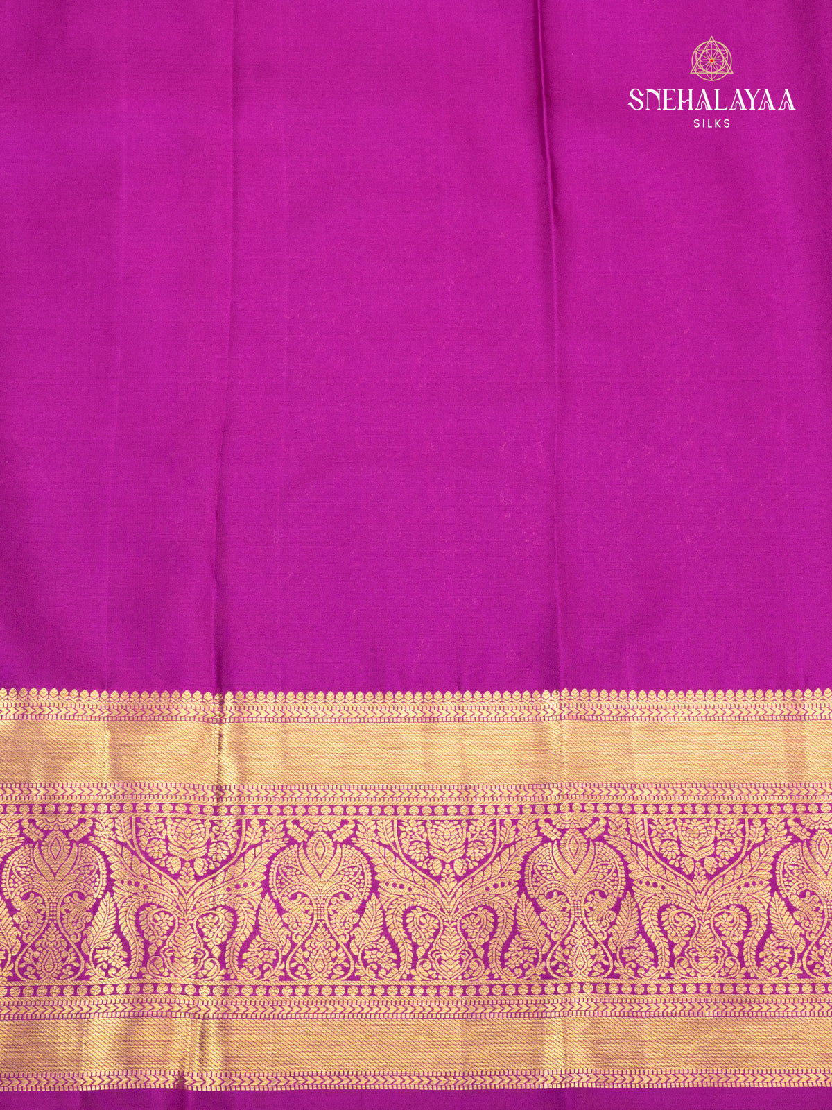 Purple Kancheevaram Silk Saree