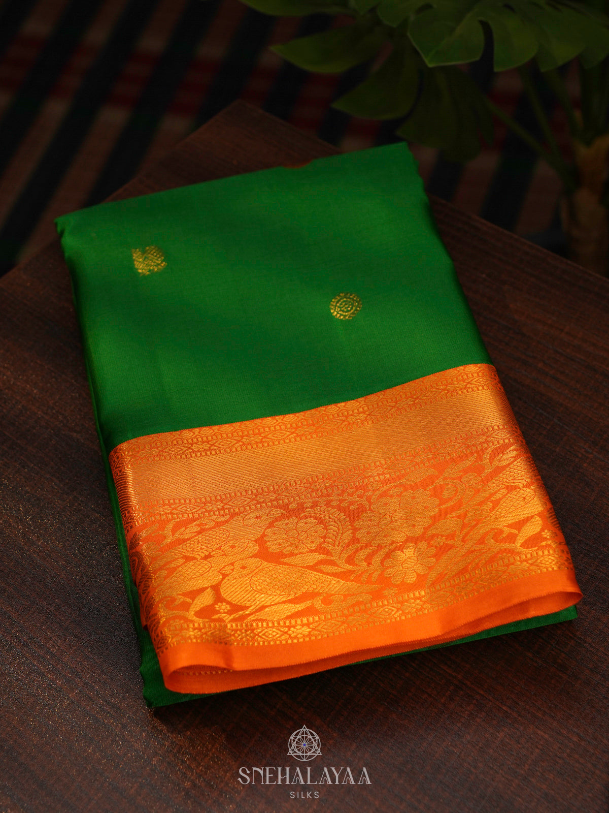 Green Kanjivaram Silk Saree