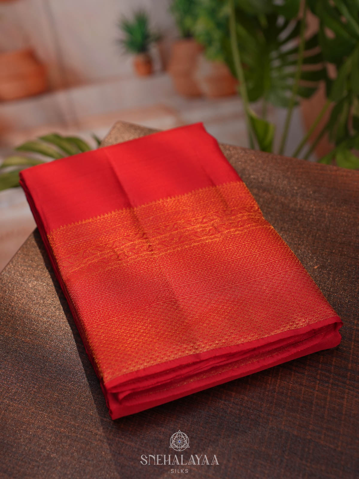 Red Kanjivaram Silk Saree