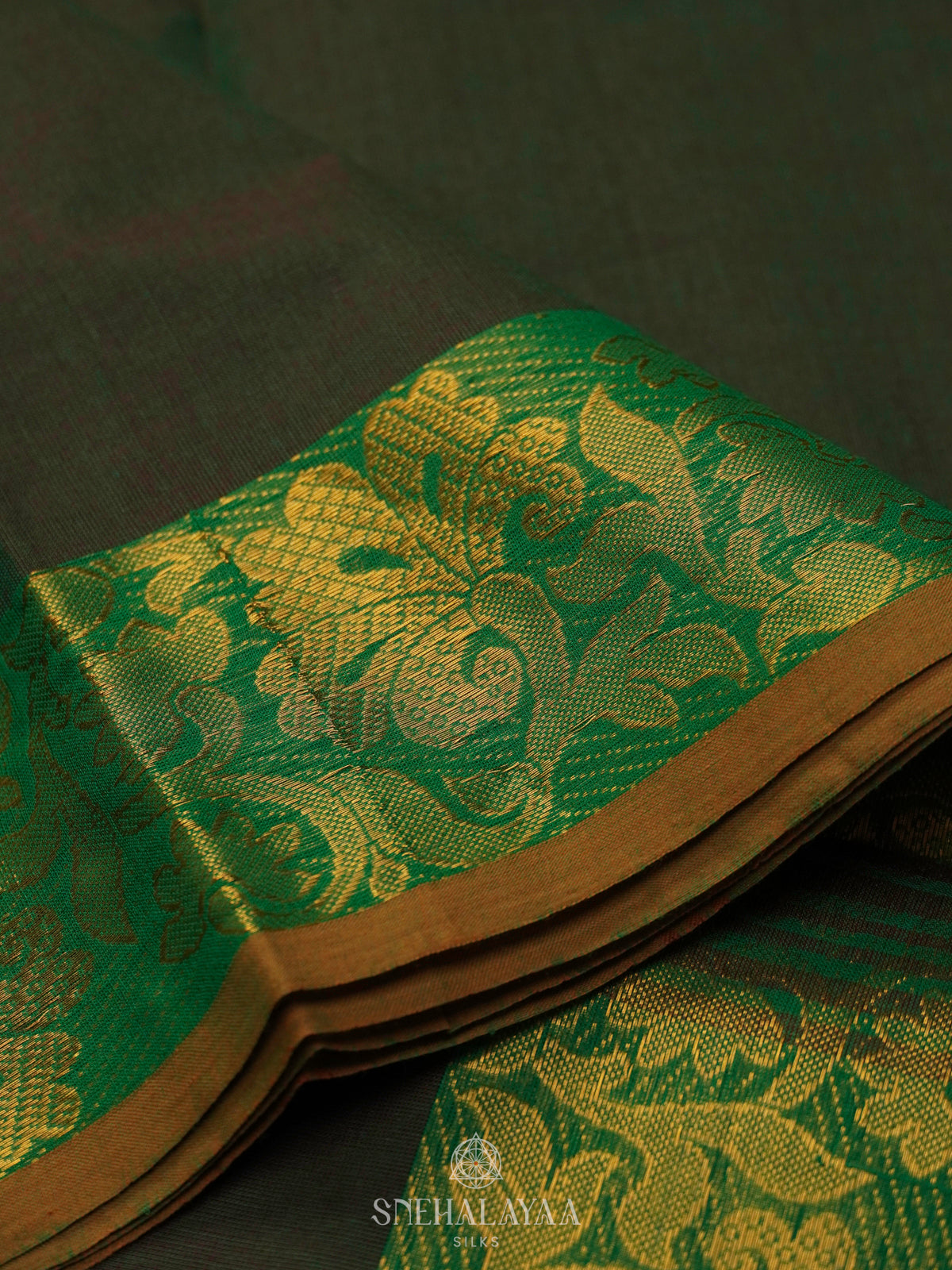 Green Chettinad Cotton Saree