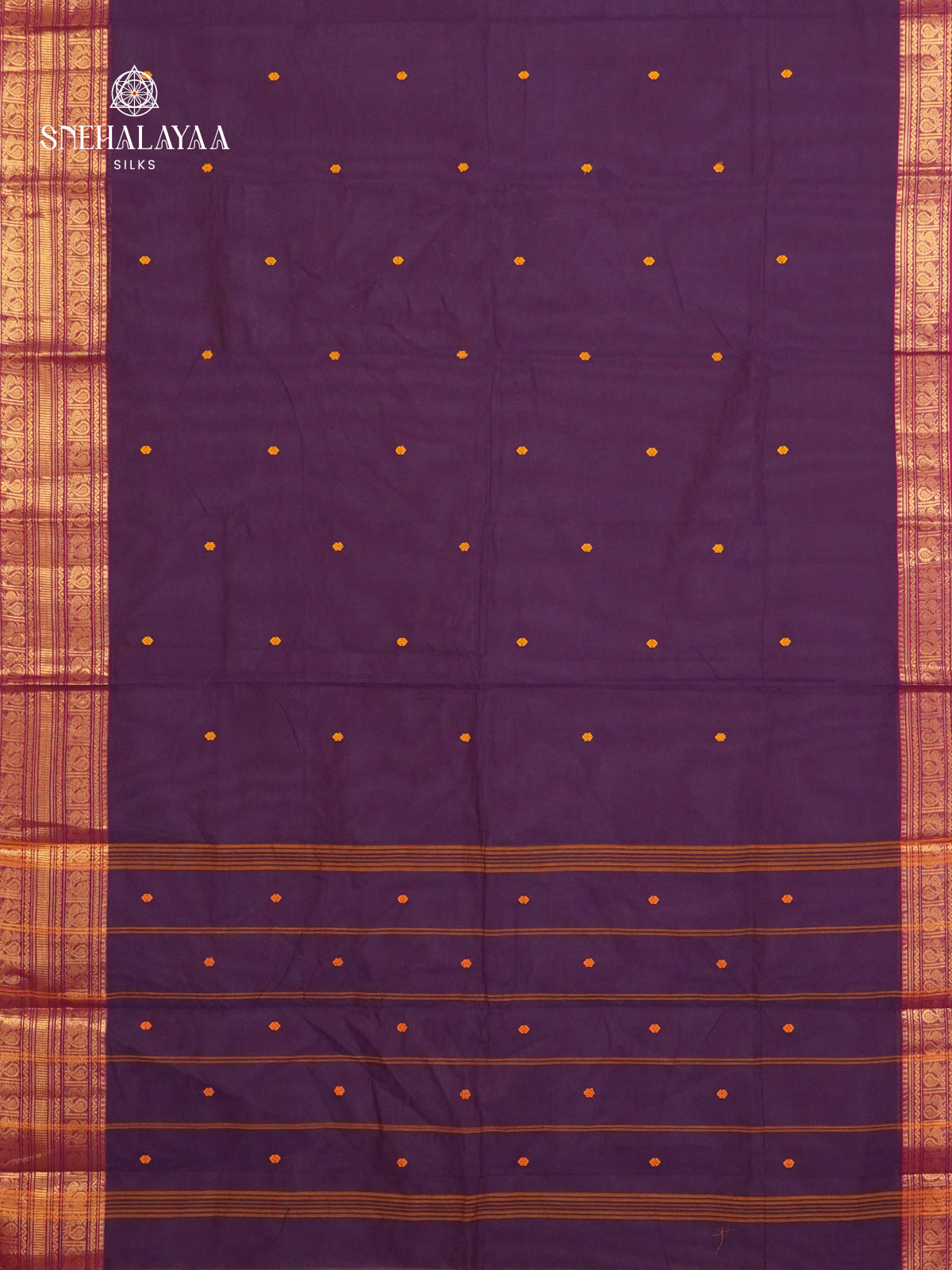Violet Chettinad Cotton Saree