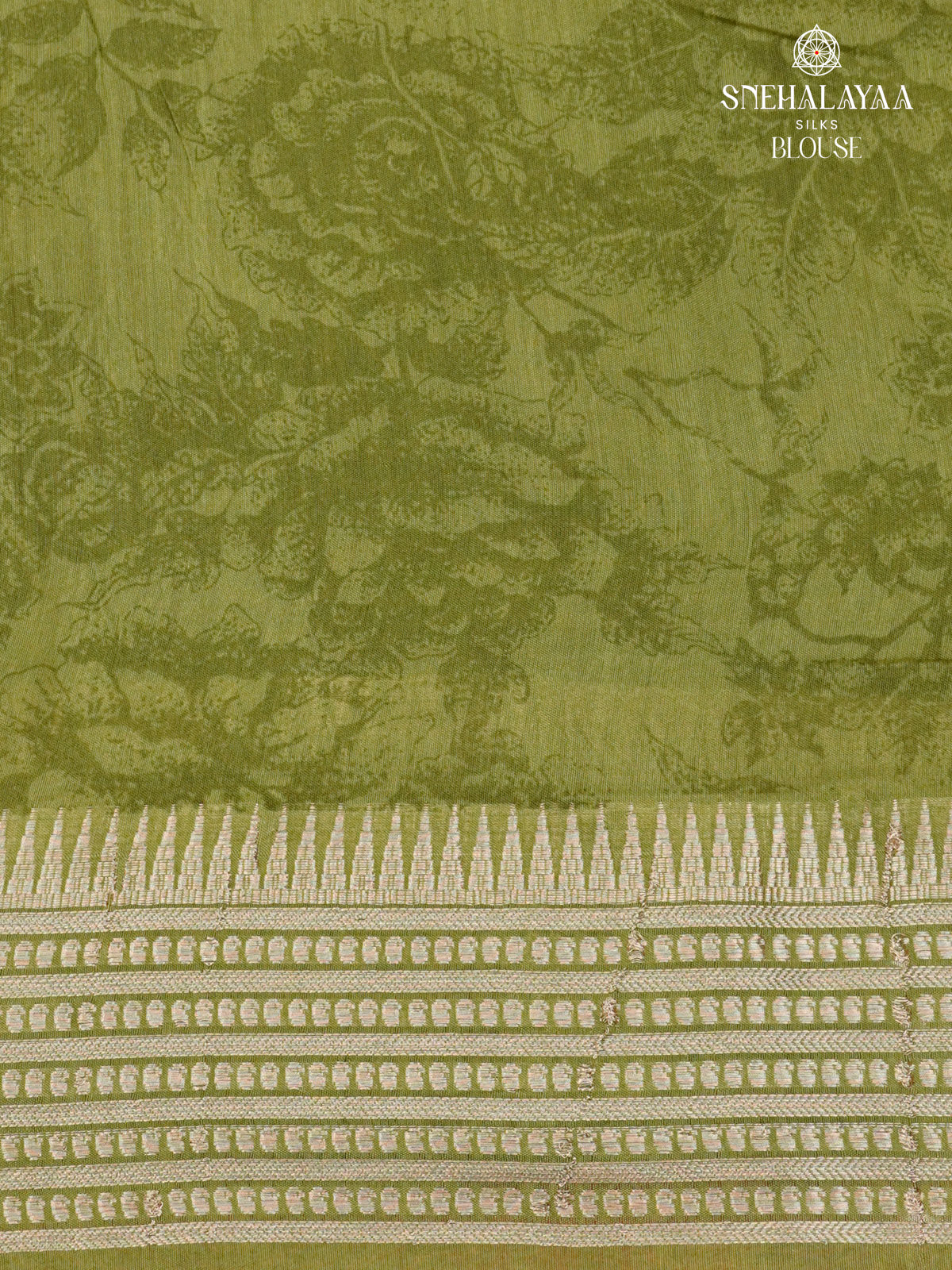 Green Chanderi Saree