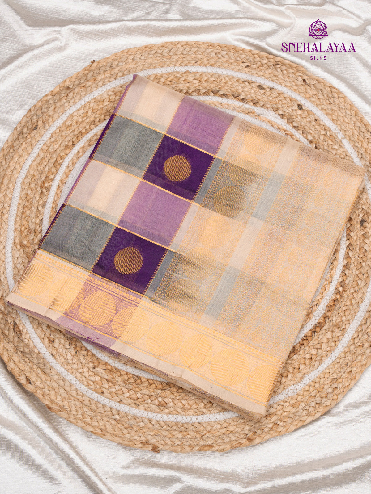 Sandal Kanchi Silk Cotton Saree