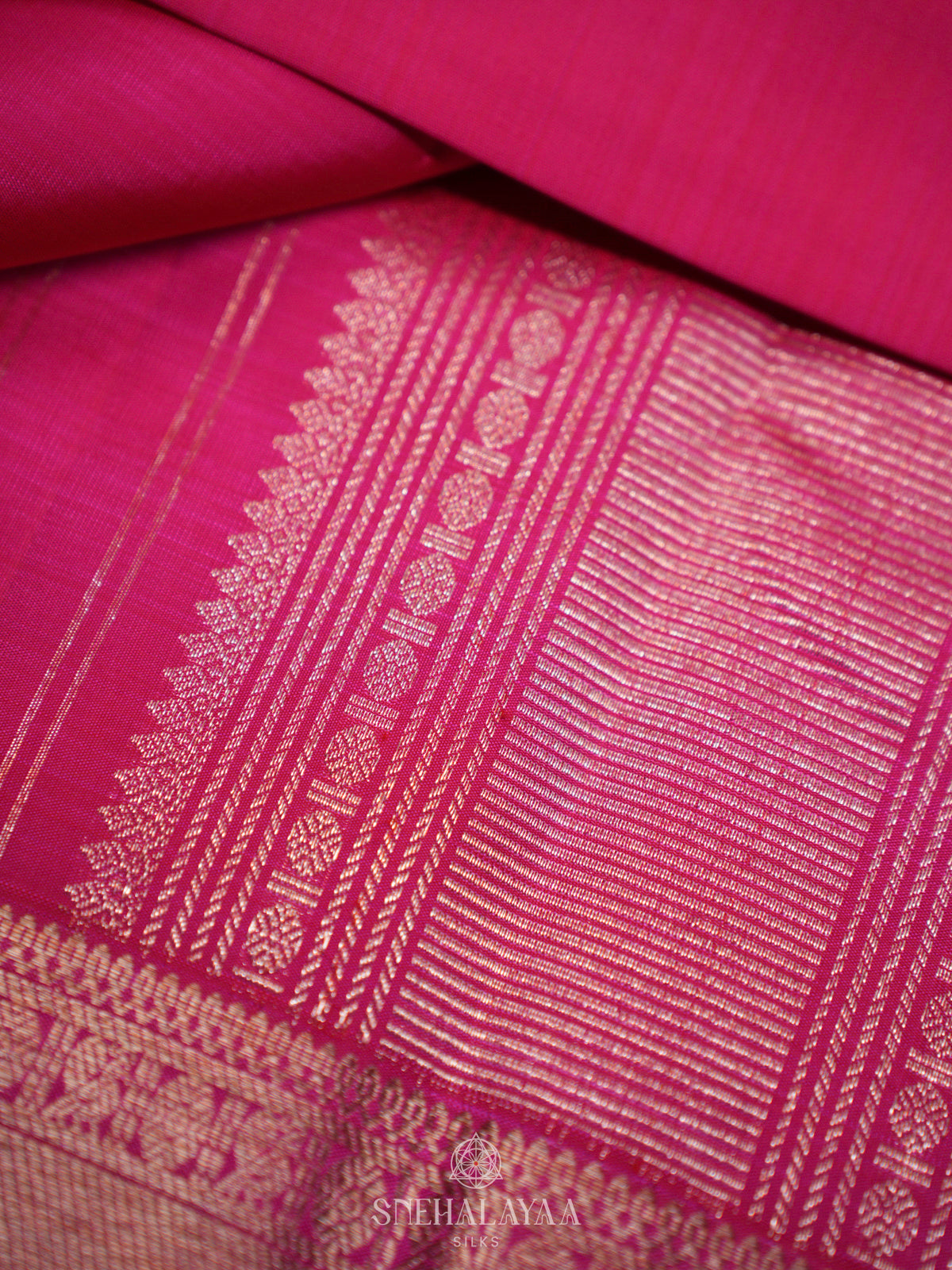 Pink Kanjivaram Silk Saree