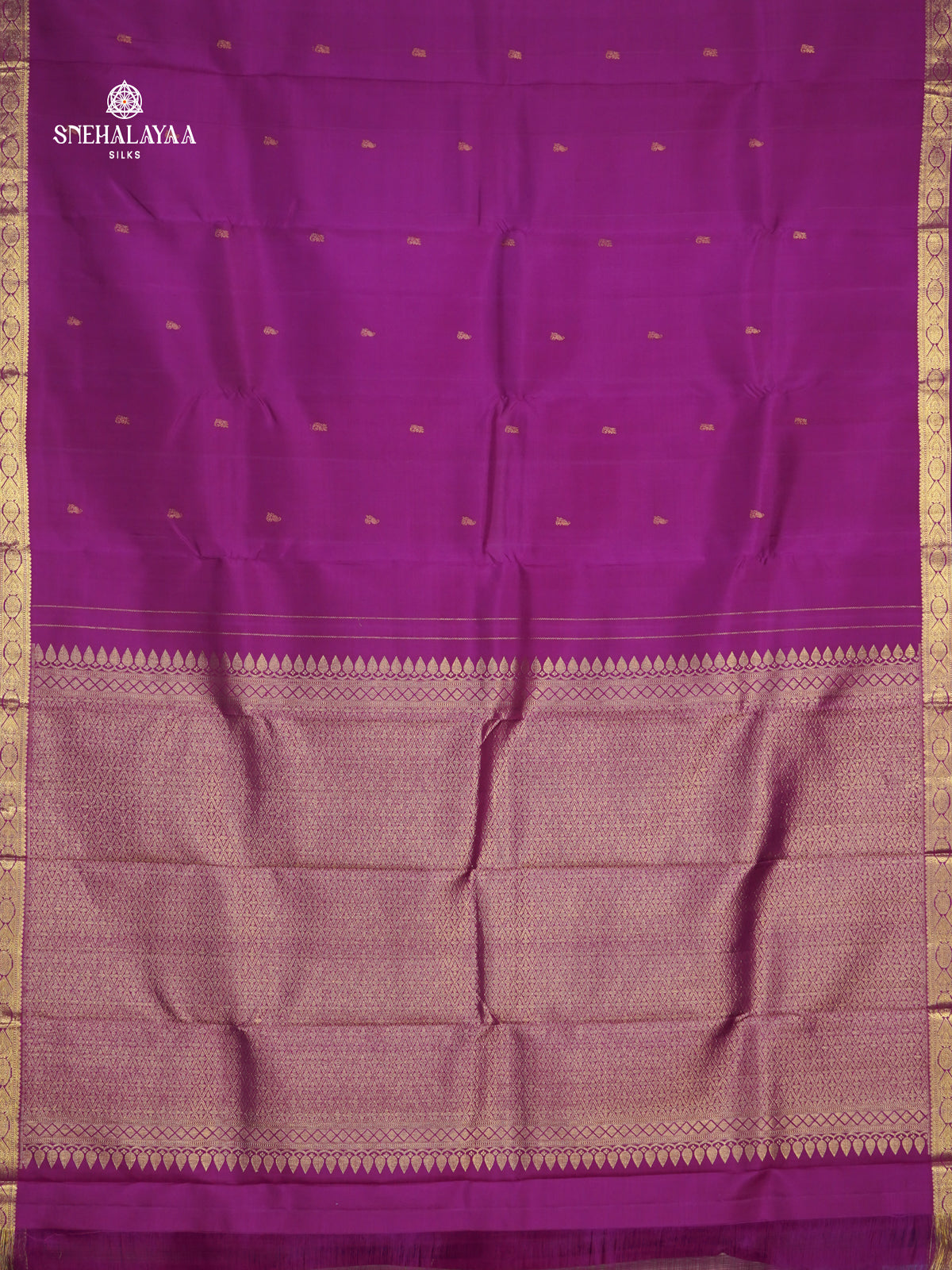 Purple Kanjivaram Silk Saree