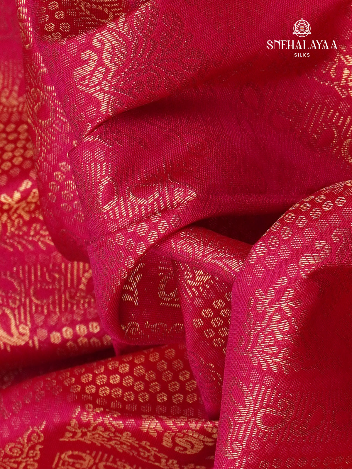 Rani Pink Art Silk Saree