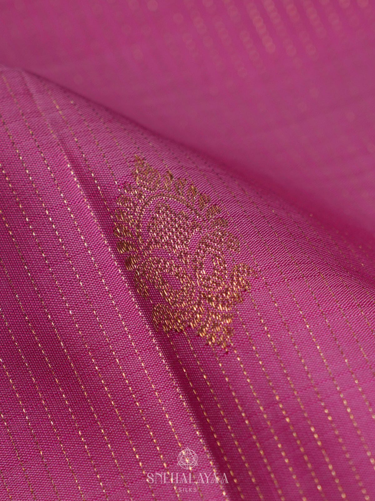Pink Kanjivaram Silk Saree