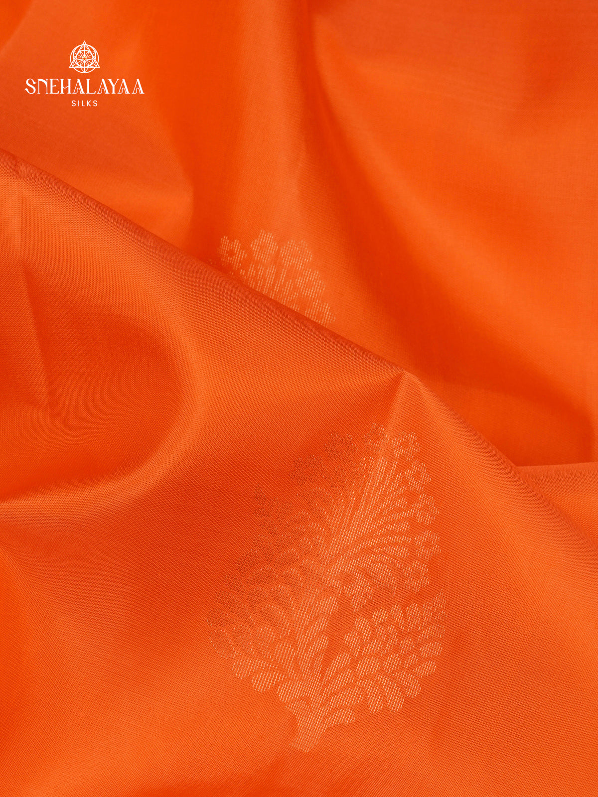 Rust Orange Soft Silk Saree
