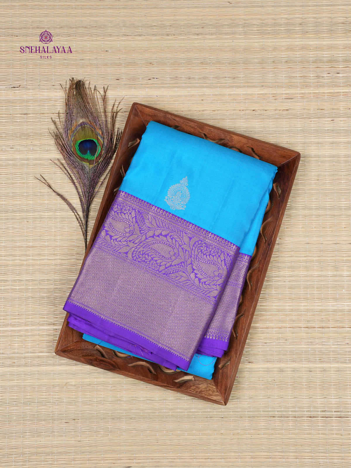 Blue Kanjivaram Silk Saree