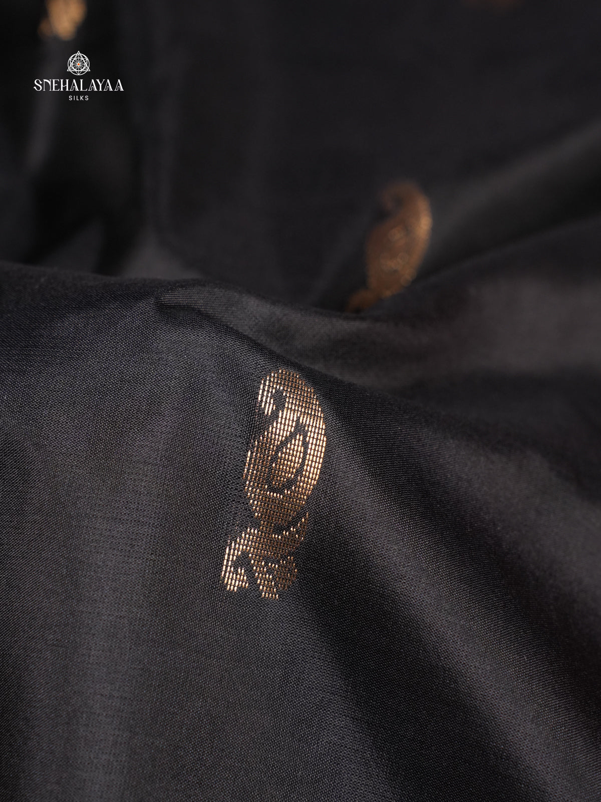 Black Kanjivaram Silk Saree